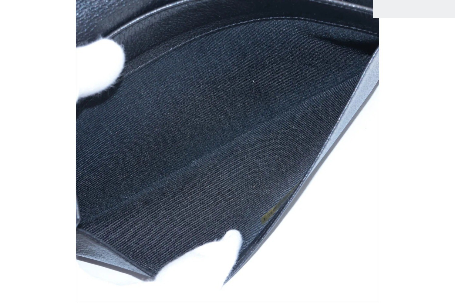 Comes with guarantee/serial number sticker Camellia lambskin leather long wallet — view 5