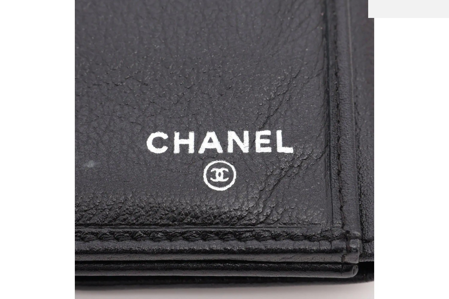 Comes with guarantee/serial number sticker Camellia lambskin leather long wallet — view 9