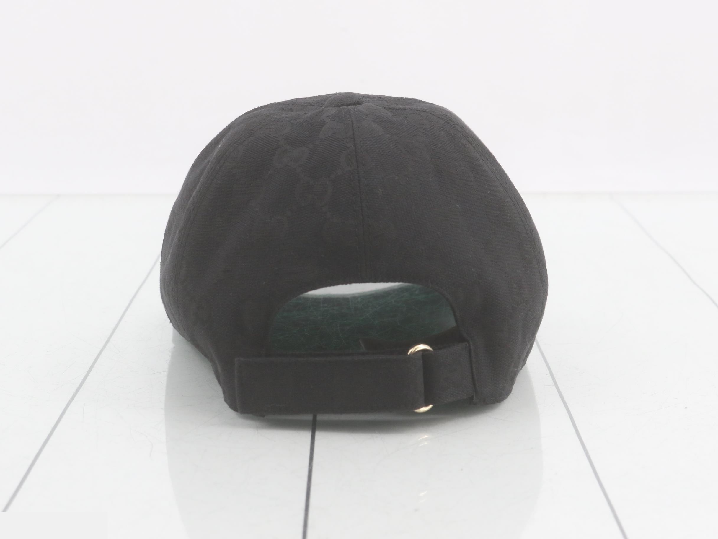 576253 GG canvas logo baseball cap black XL size — view 2