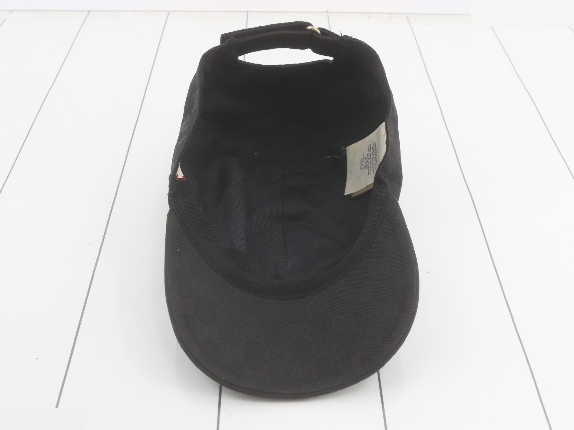 576253 GG canvas logo baseball cap black XL size — view 3