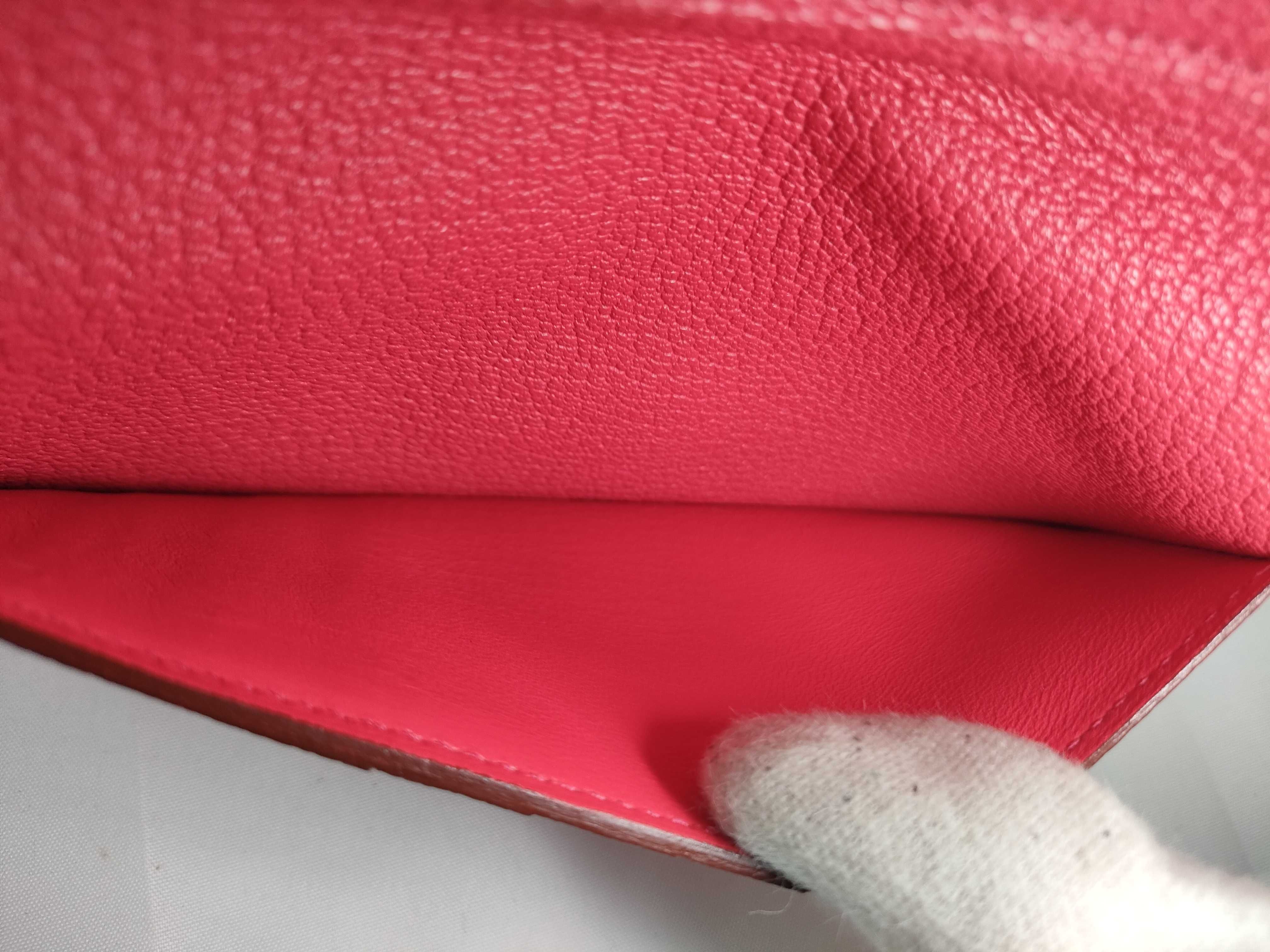 Kelly Wallet Medium Chevre Mysore Compact Wallet Pink Silver Hardware N:2010 Wallet — view 11