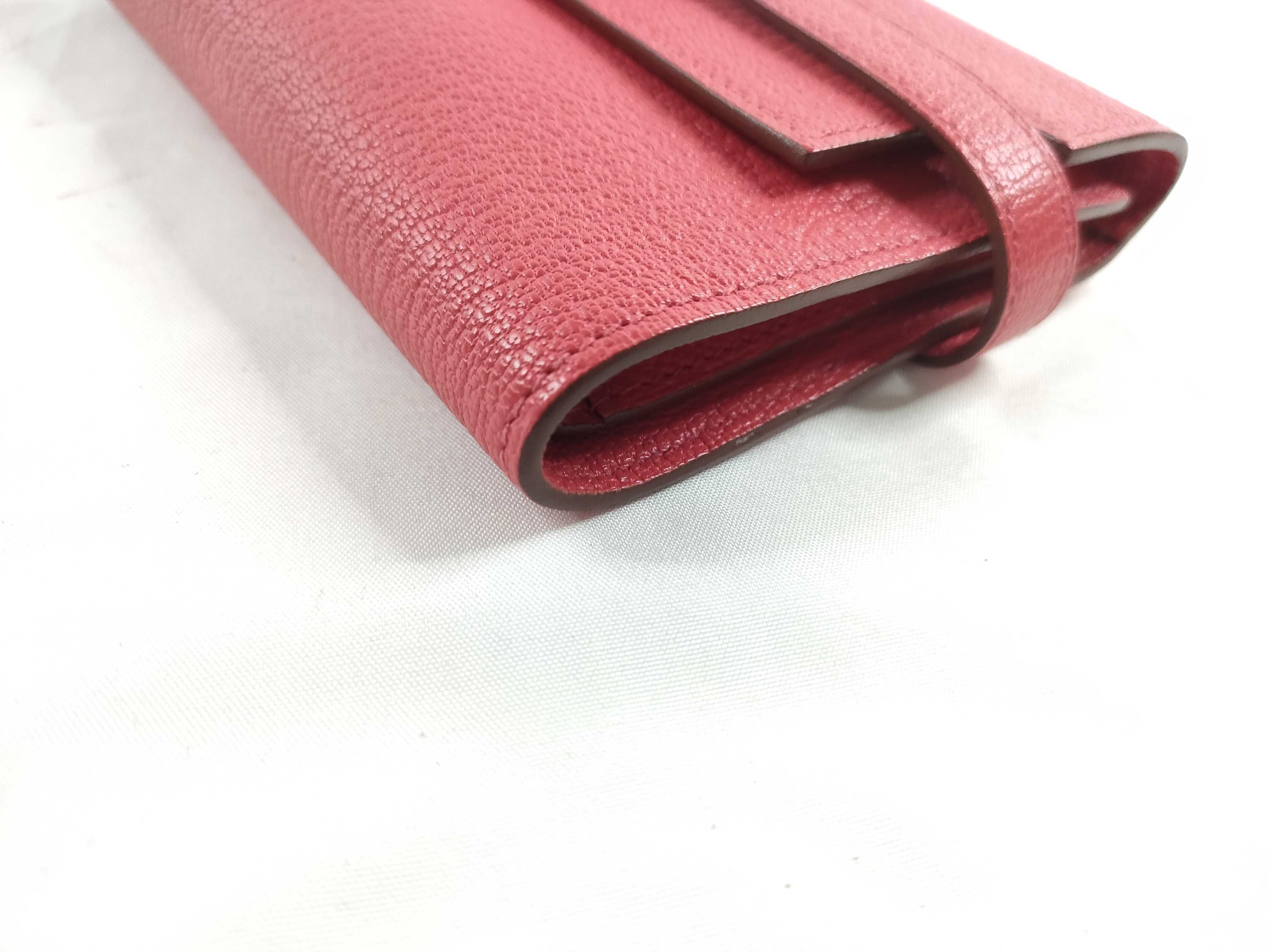 Kelly Wallet Medium Chevre Mysore Compact Wallet Pink Silver Hardware N:2010 Wallet — view 4