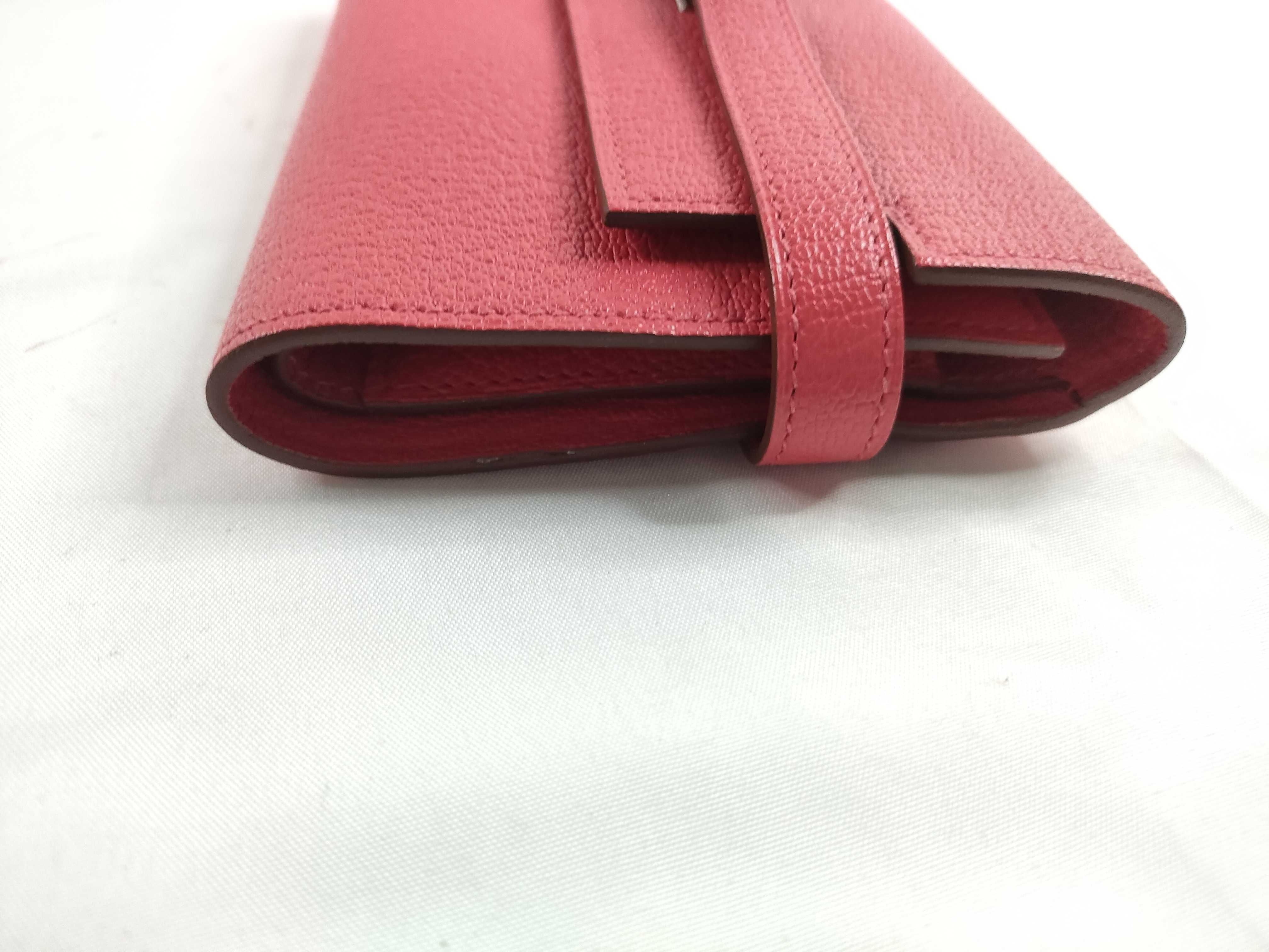 Kelly Wallet Medium Chevre Mysore Compact Wallet Pink Silver Hardware N:2010 Wallet — view 5