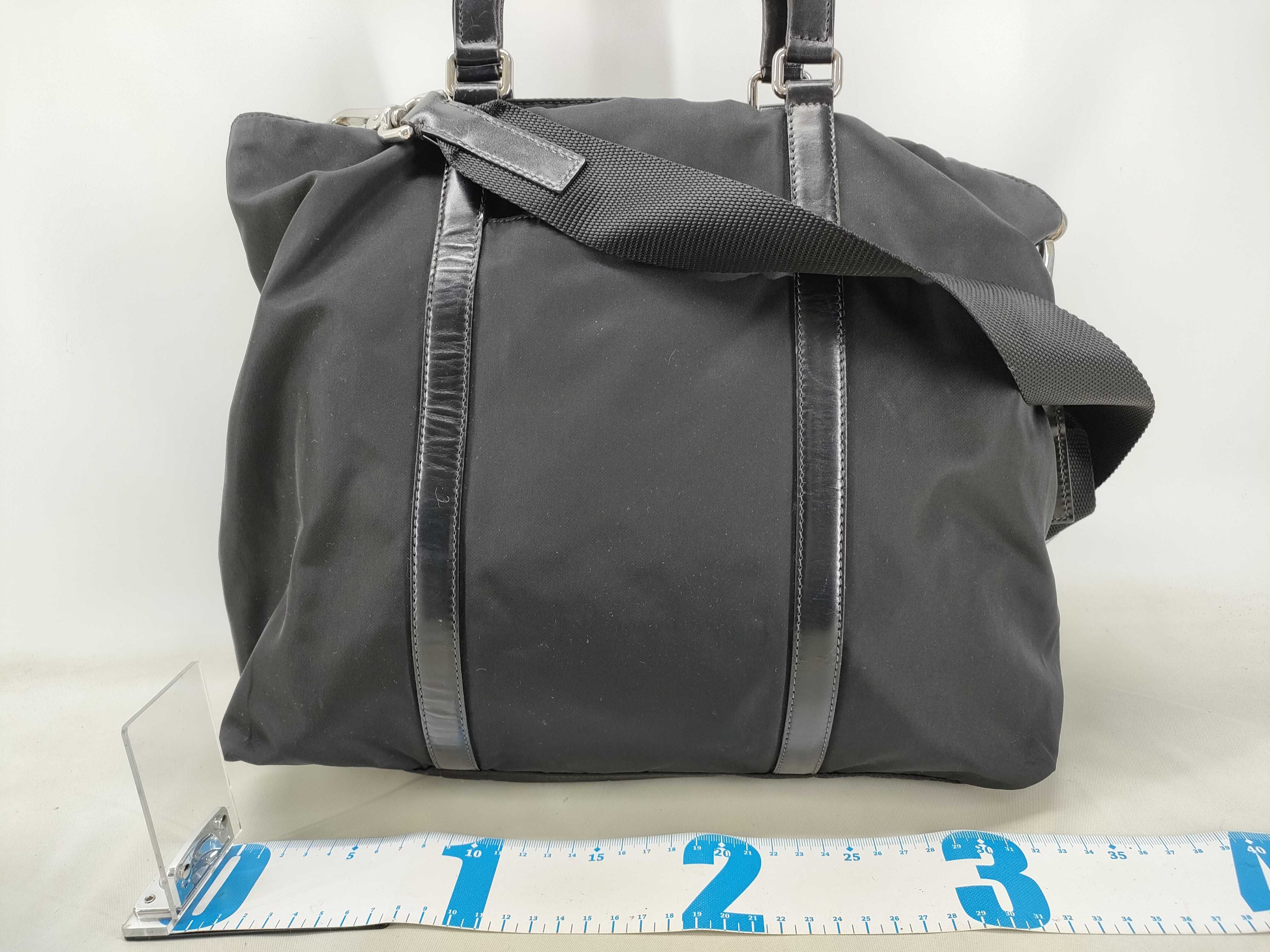 Nylon Prada Nylon 2-way Handbag Triangle Plate Handbag — view 2