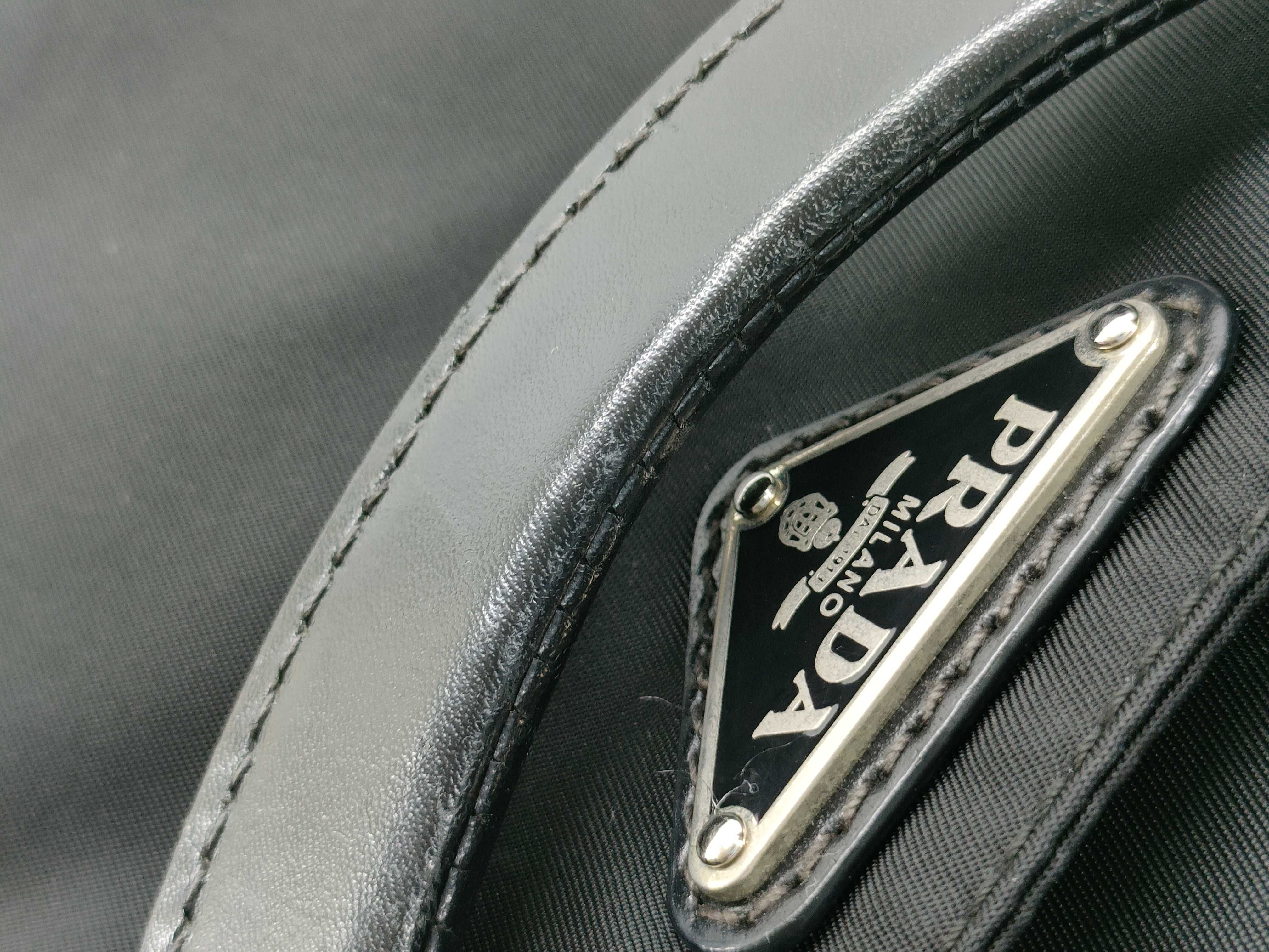 Nylon Prada Nylon 2-way Handbag Triangle Plate Handbag — view 14