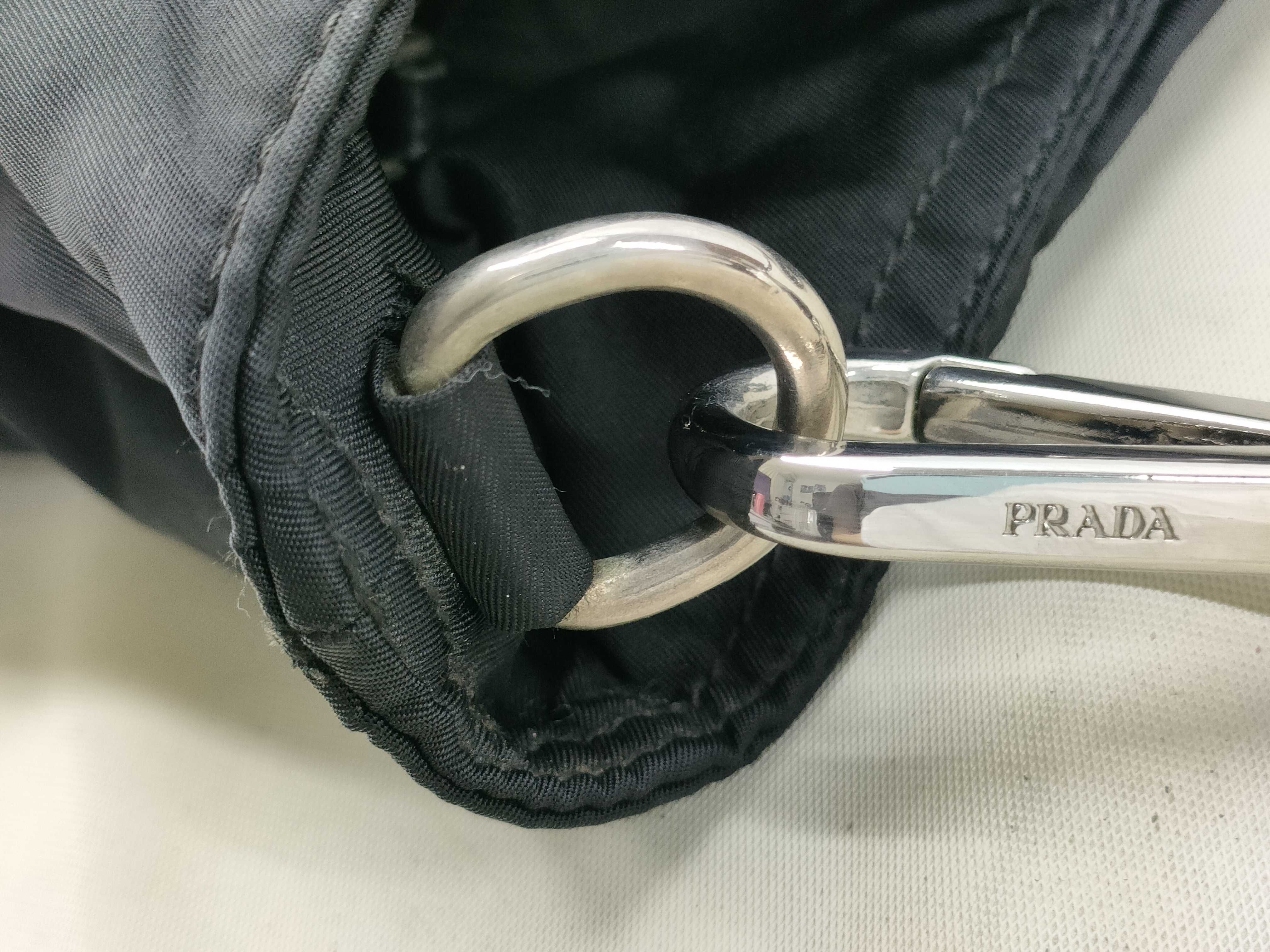 Nylon Prada Nylon 2-way Handbag Triangle Plate Handbag — view 7