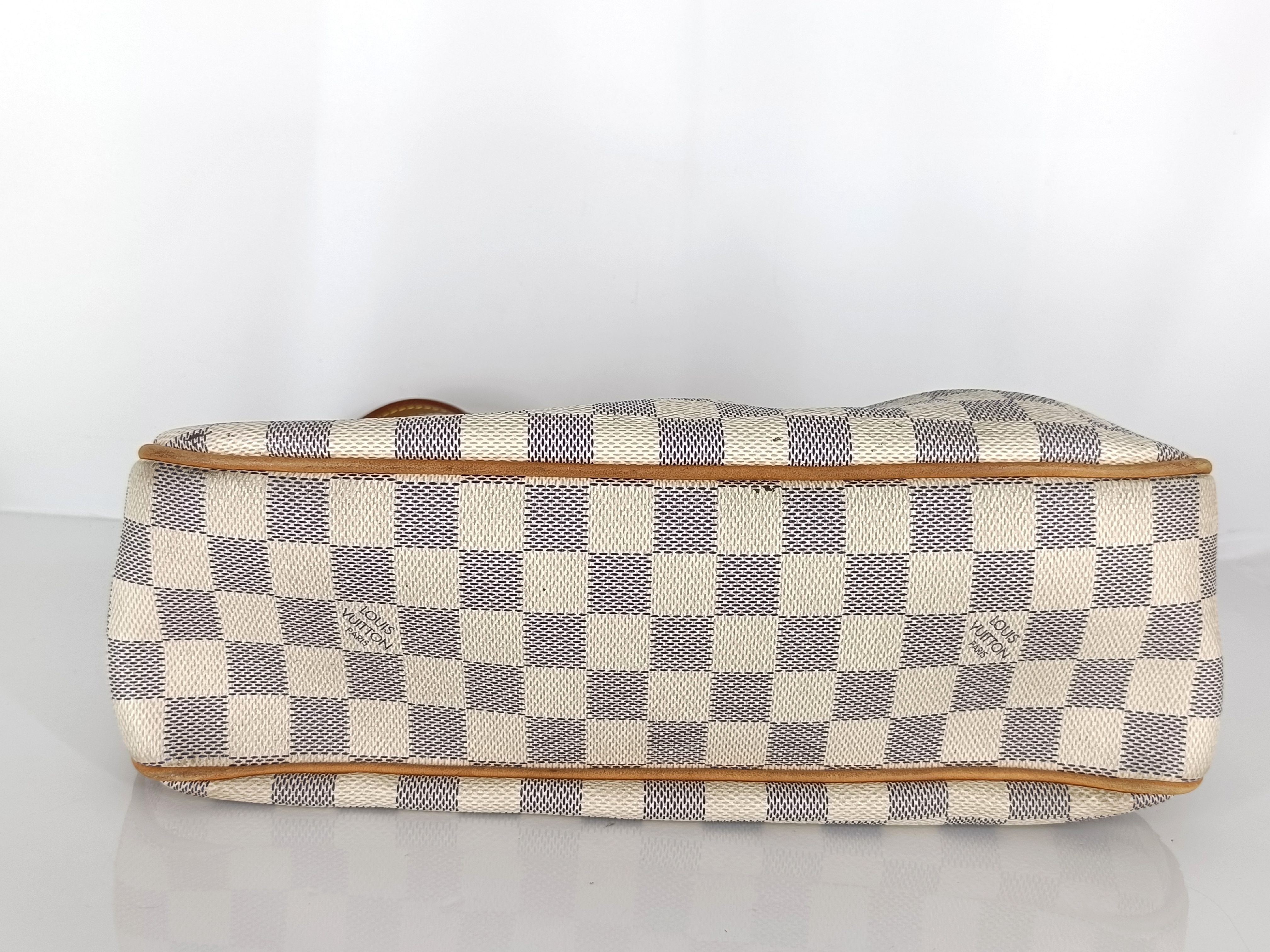 Damier Azur Siracusa PM N41113 SD2181 White Shoulder Bag — view 7