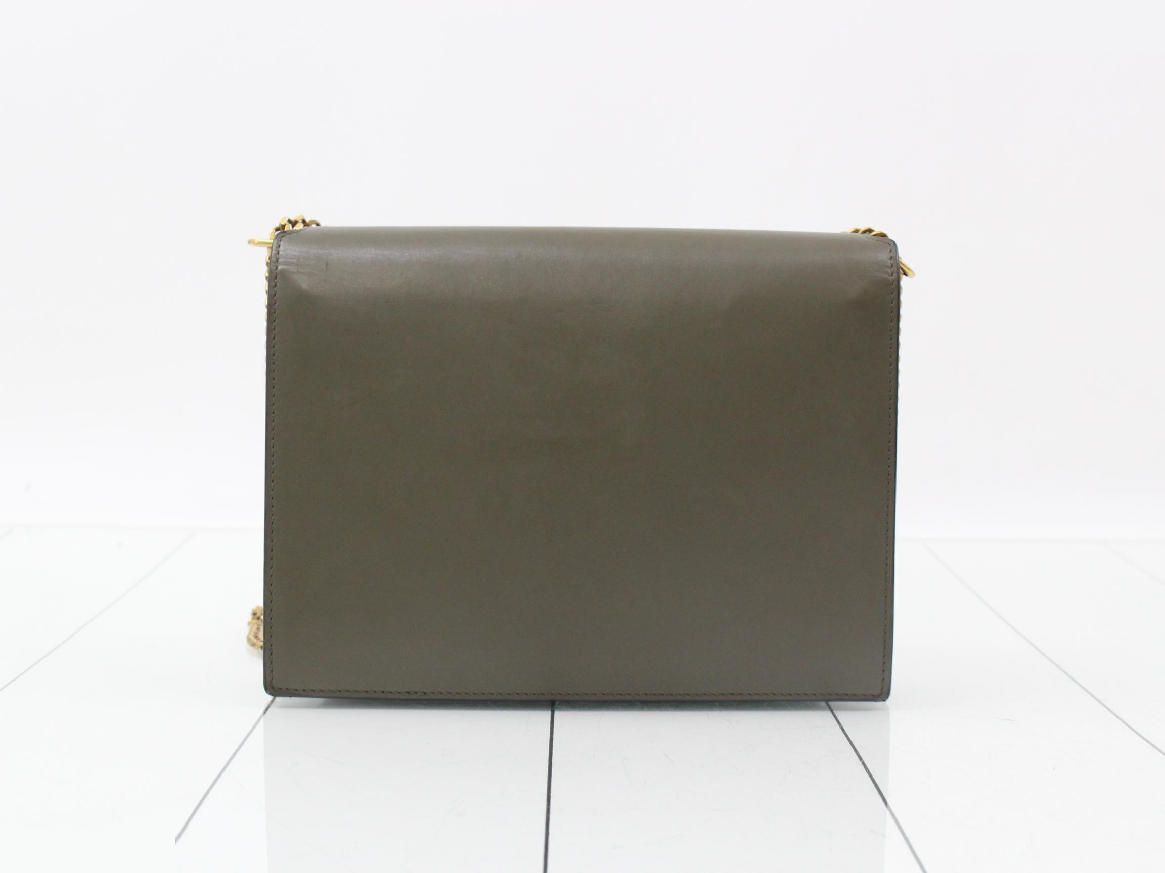 Cassandra Shoulder Bag, Suede Leather, Green — view 2