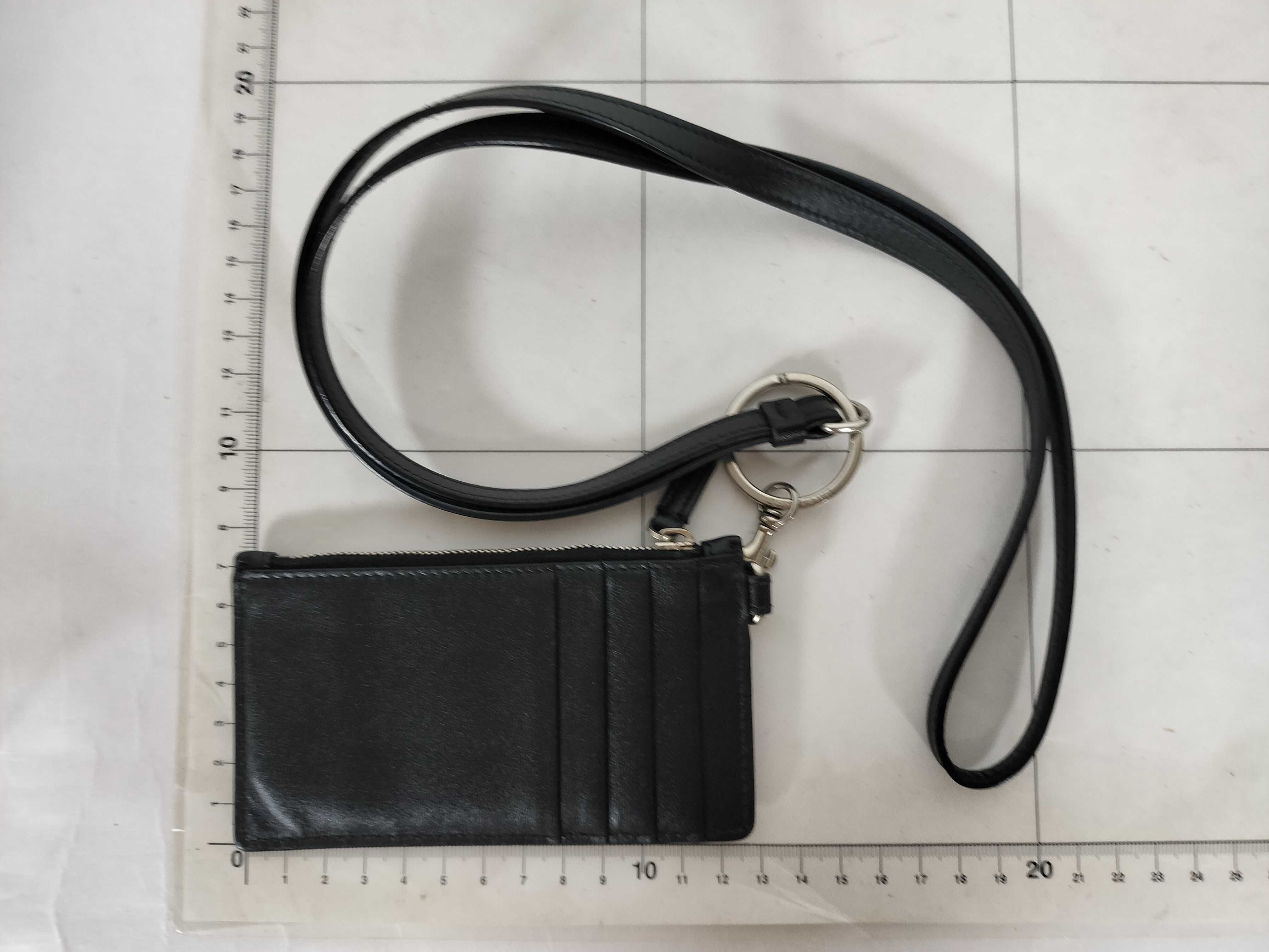 Leather Fragment Case with Neck Strap, Black, Serial Number, Box, Dust Bag, and Other Accessories — view 2