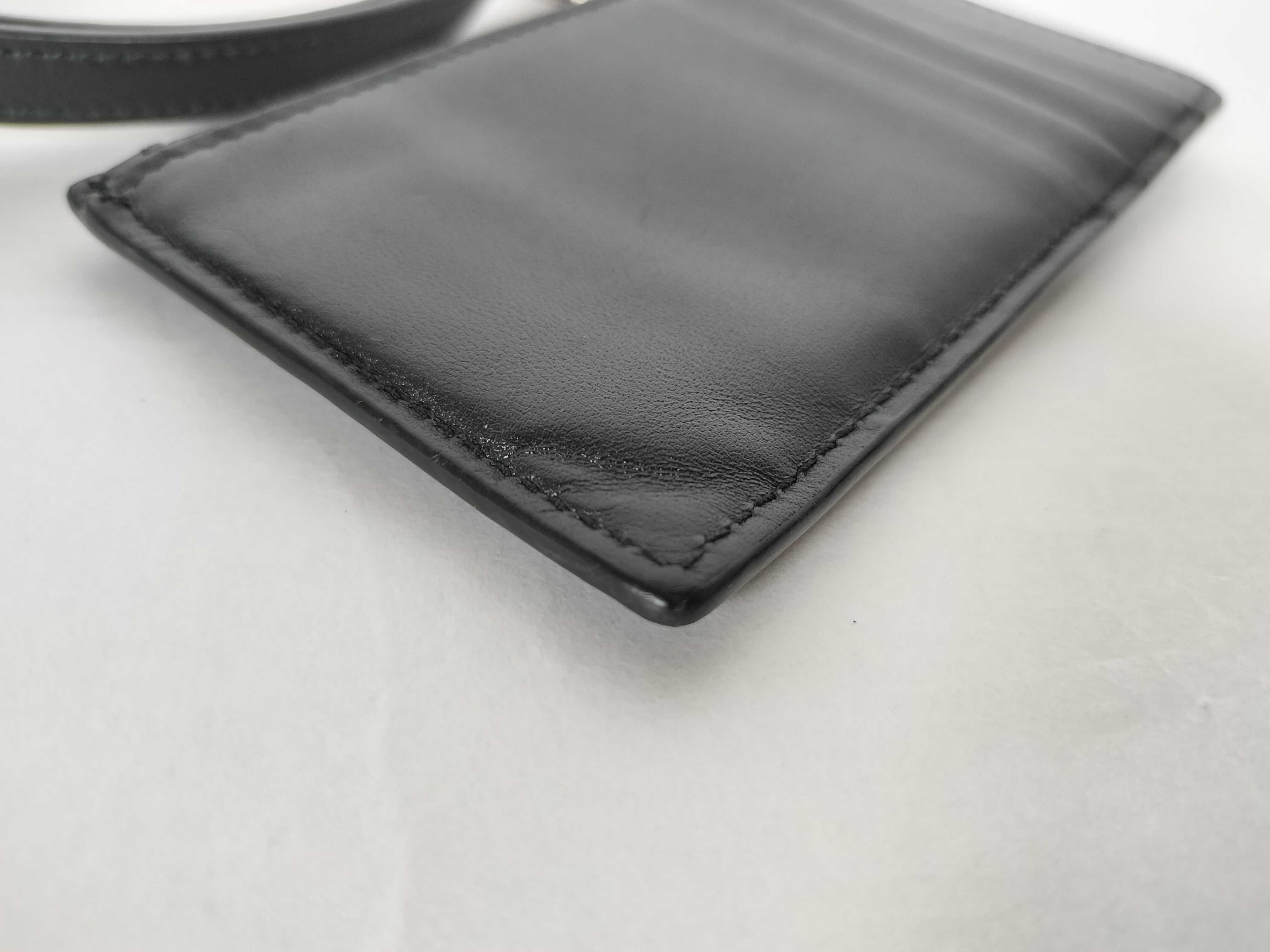 Leather Fragment Case with Neck Strap, Black, Serial Number, Box, Dust Bag, and Other Accessories — view 3