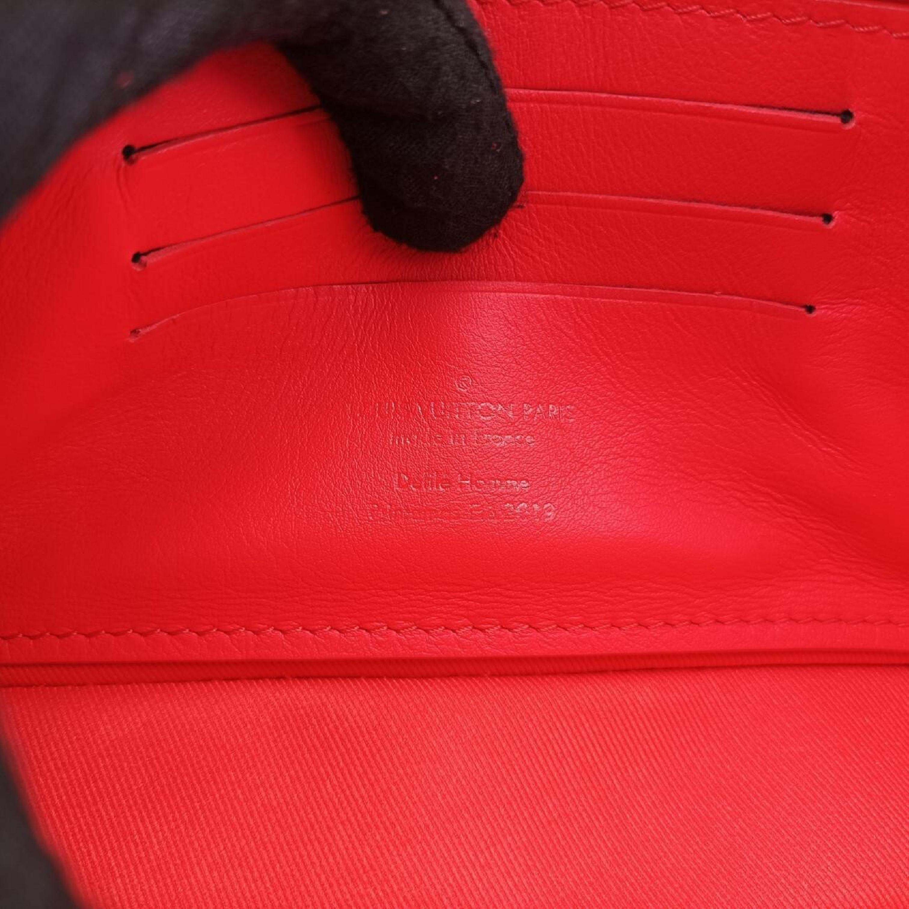 Pochette Volga Red Monogram Empreinte M53555 SP5118 Clutch Bag — view 7