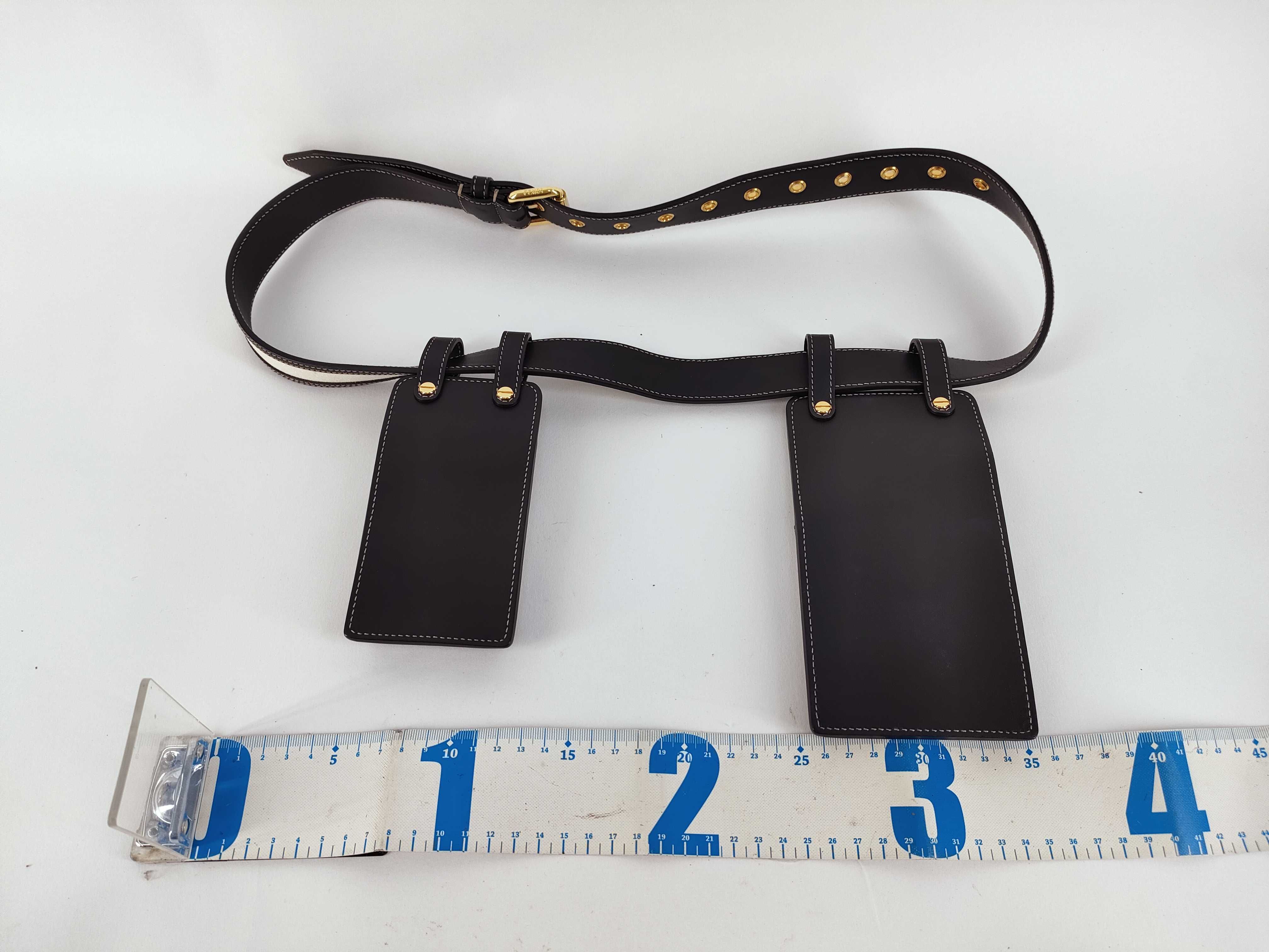waist bag, black/white. — view 2