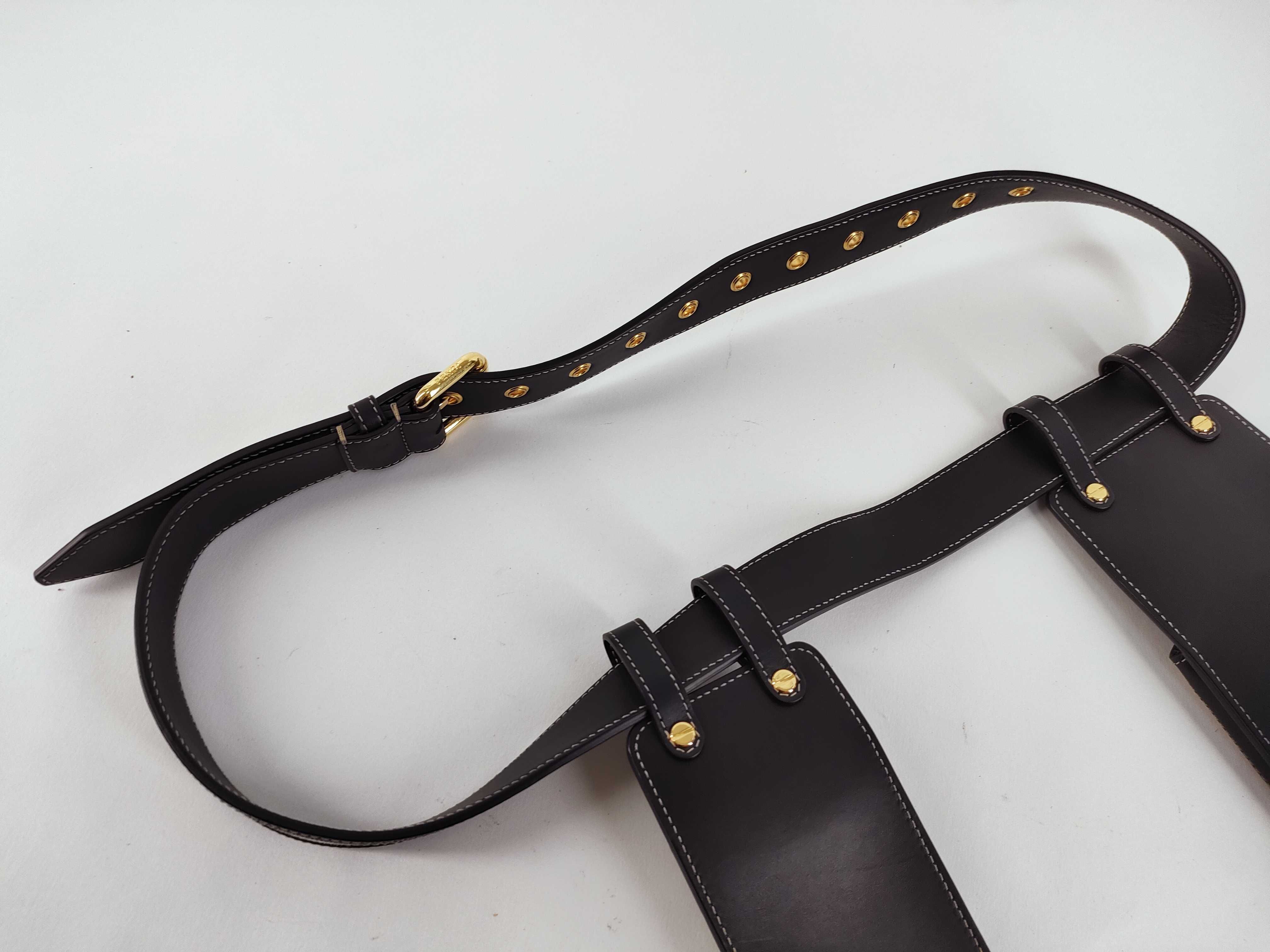 waist bag, black/white. — view 3