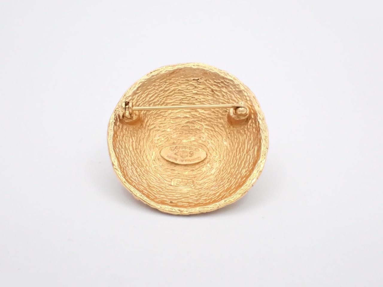 Brooch, Coco Mark, Gold — view 2
