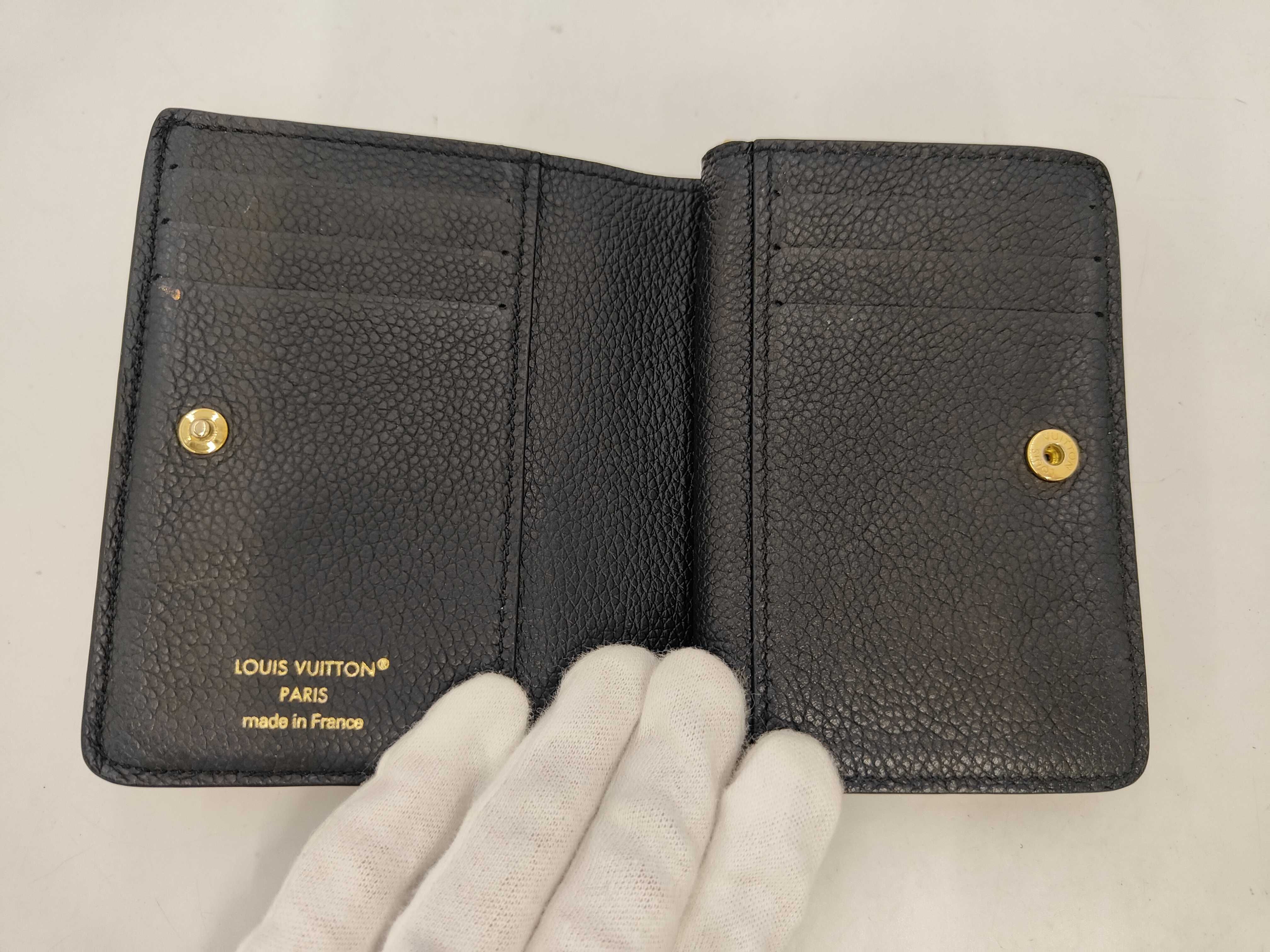 Monogram Empreinte Louis Vuitton Empreinte Portefeuille Claire Noir IC Chip Wallet — view 7