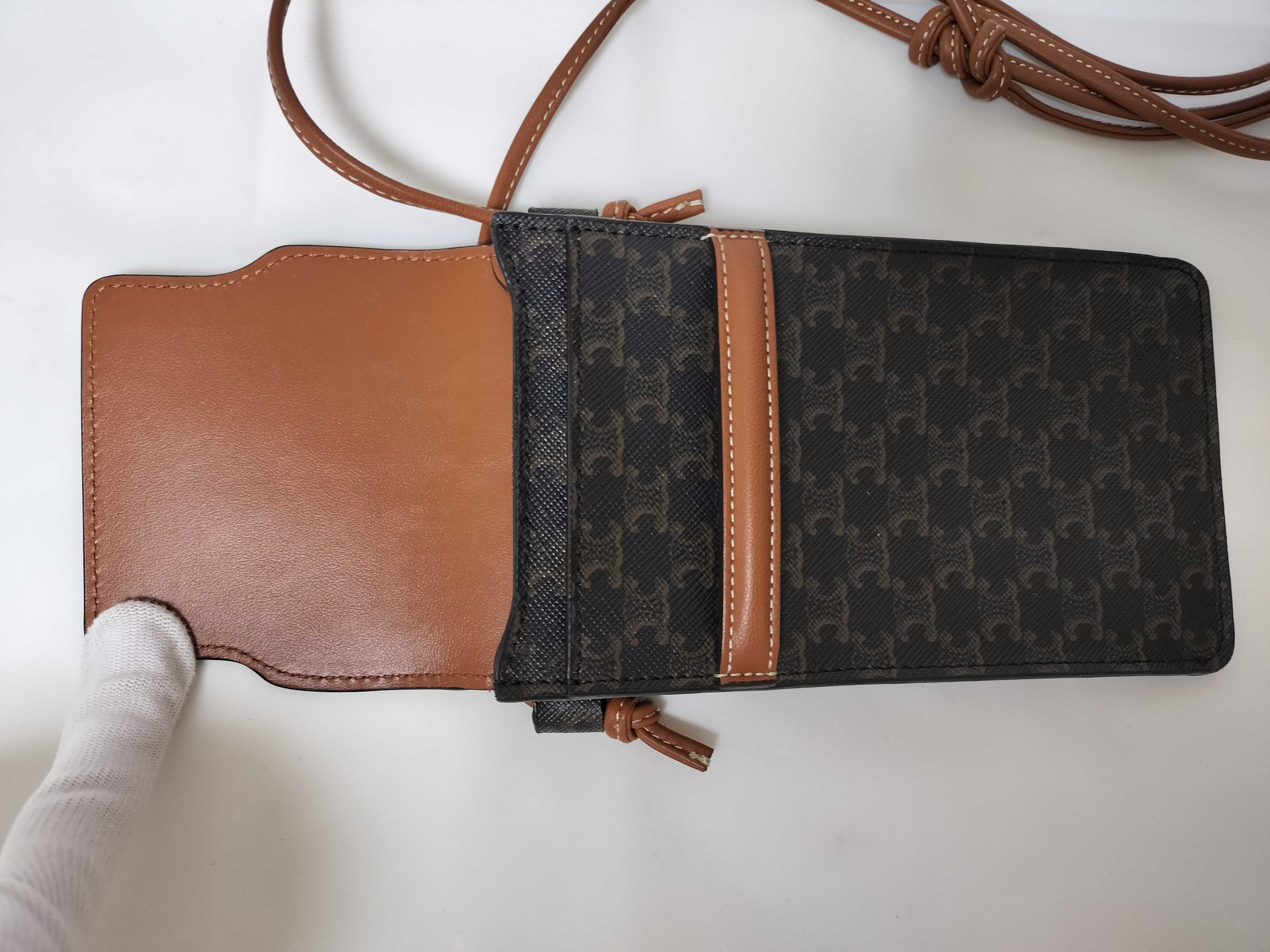 Triomphe Mobile Pouch Shoulder Bag Pouch — view 8