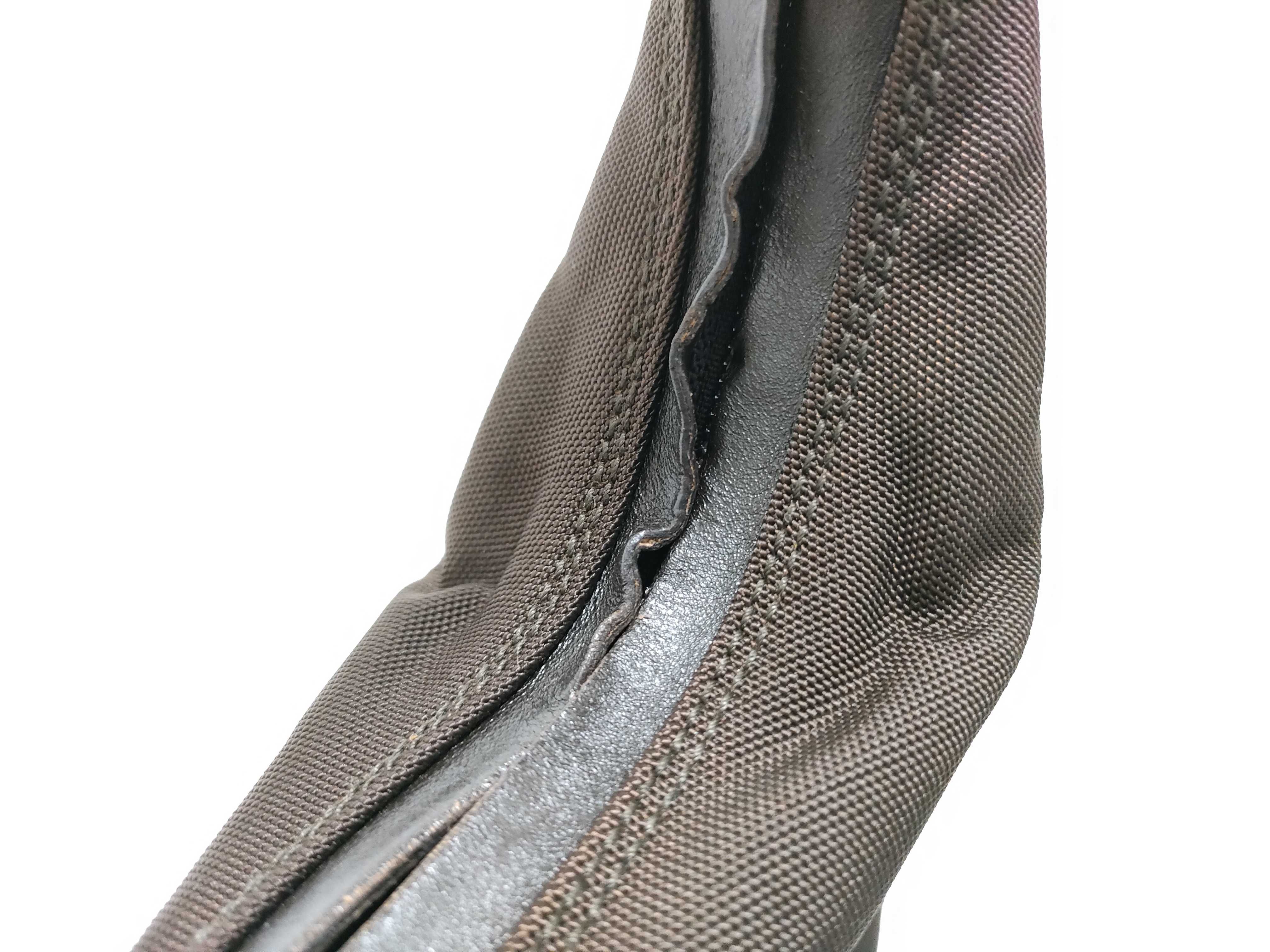 Nylon One-Shoulder Bag, Brown — view 13