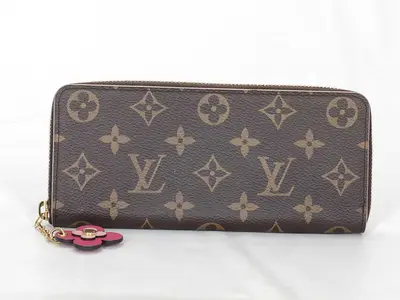 Monogram Louis Vuitton Monogram Portefeuille Clemence Pink M64201 GI0169 *Strong odor Wallet