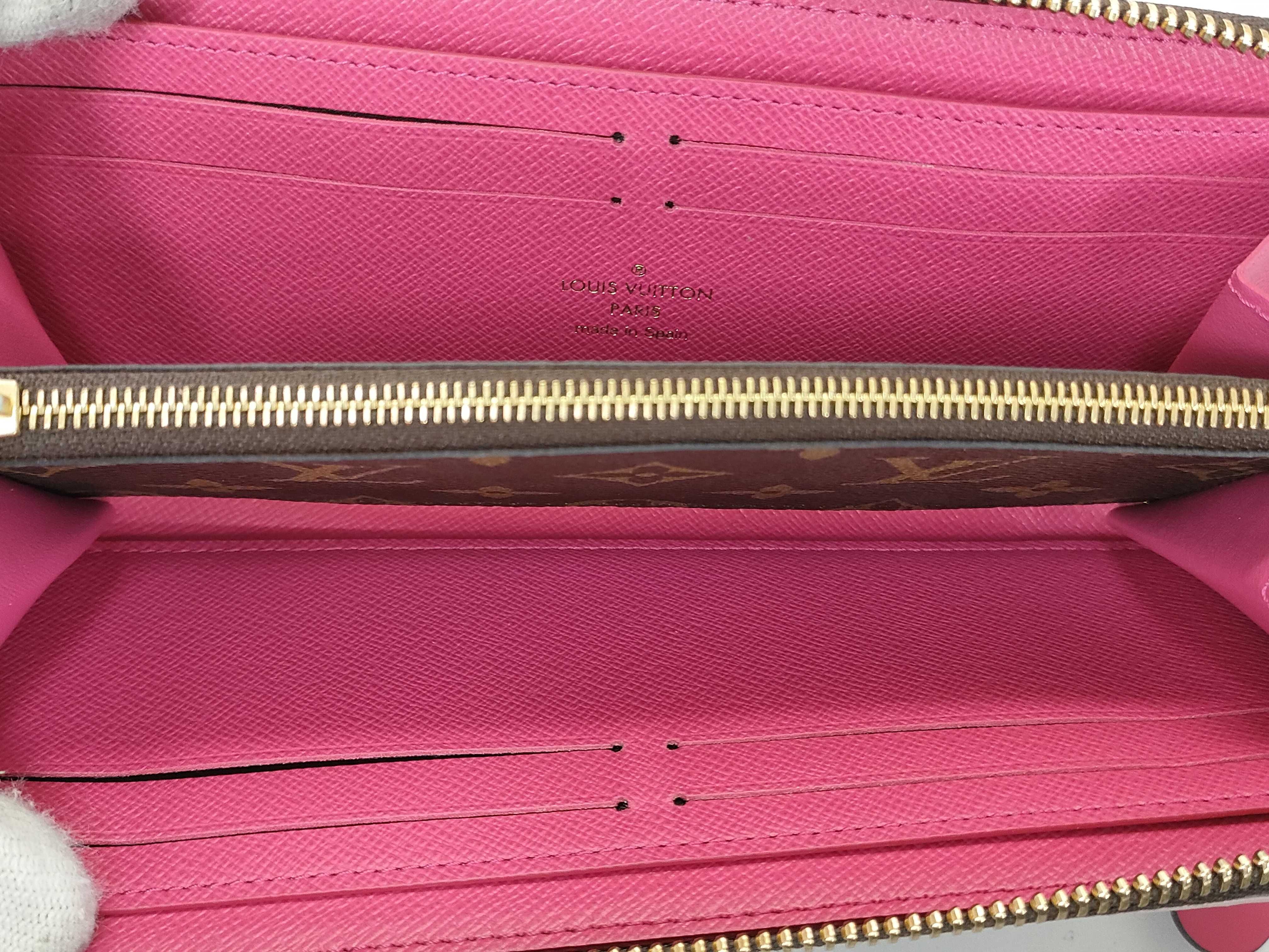 Monogram Louis Vuitton Monogram Portefeuille Clemence Pink M64201 GI0169 *Strong odor Wallet — view 11