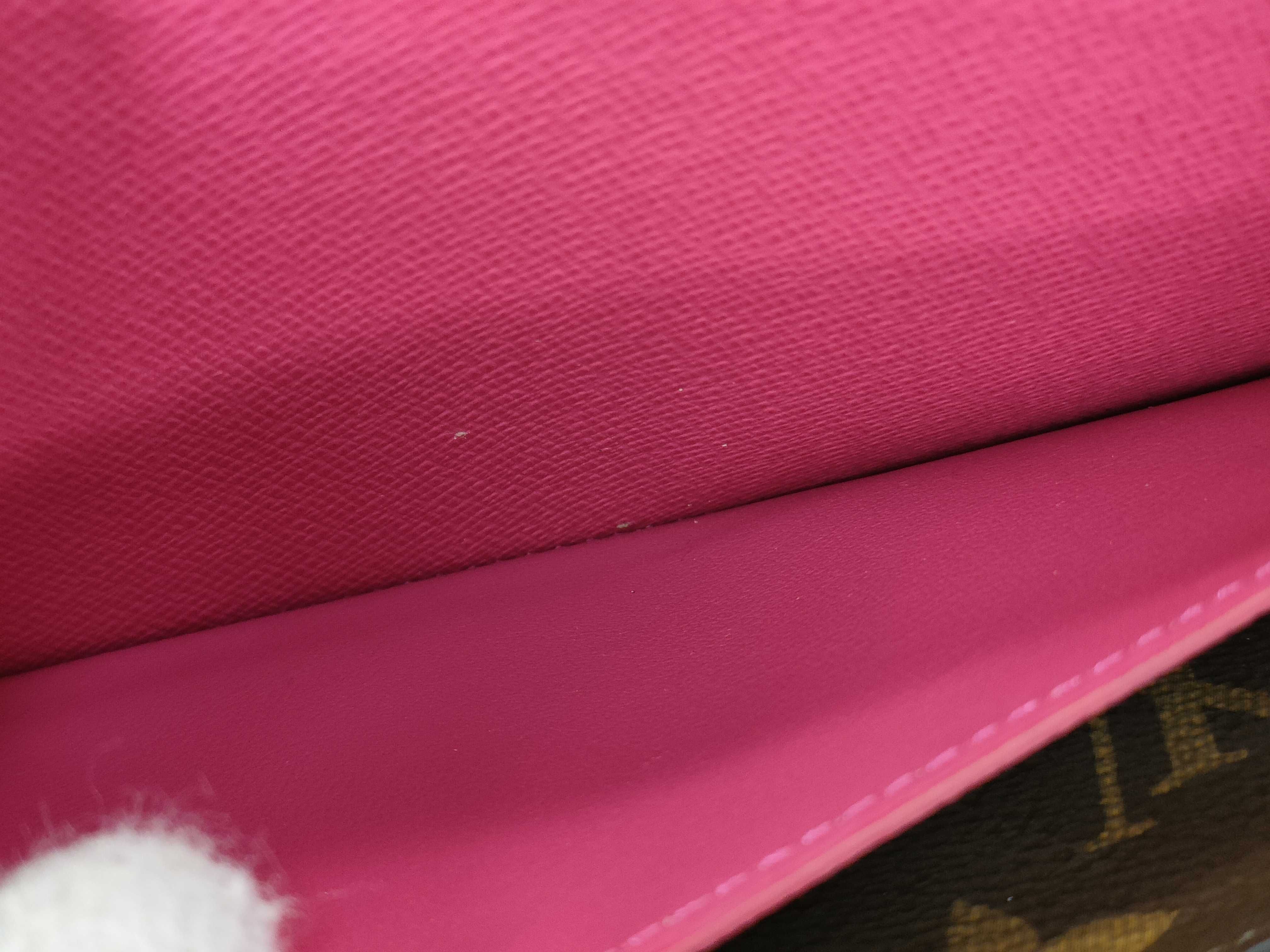 Monogram Louis Vuitton Monogram Portefeuille Clemence Pink M64201 GI0169 *Strong odor Wallet — view 12