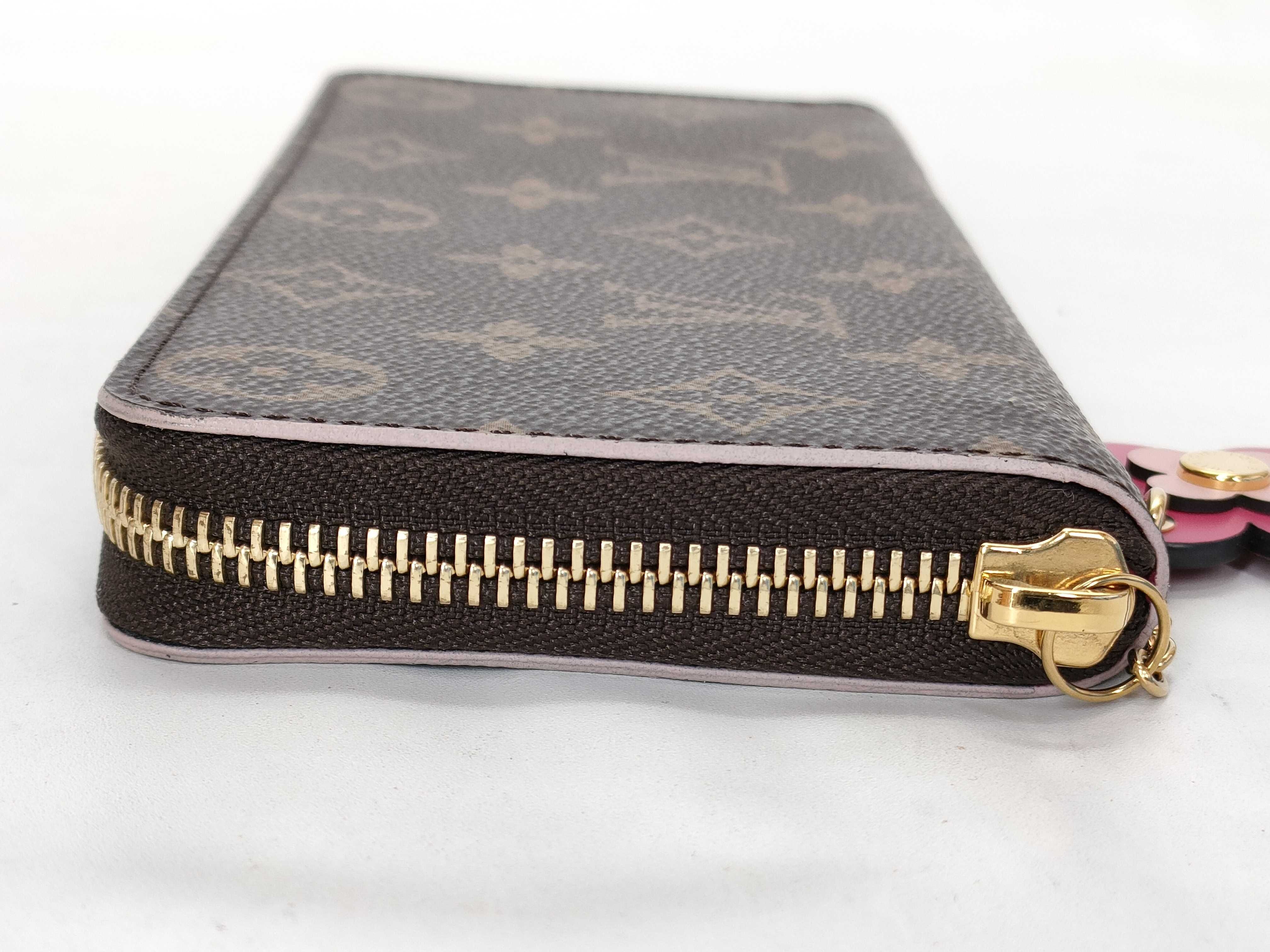 Monogram Louis Vuitton Monogram Portefeuille Clemence Pink M64201 GI0169 *Strong odor Wallet — view 5