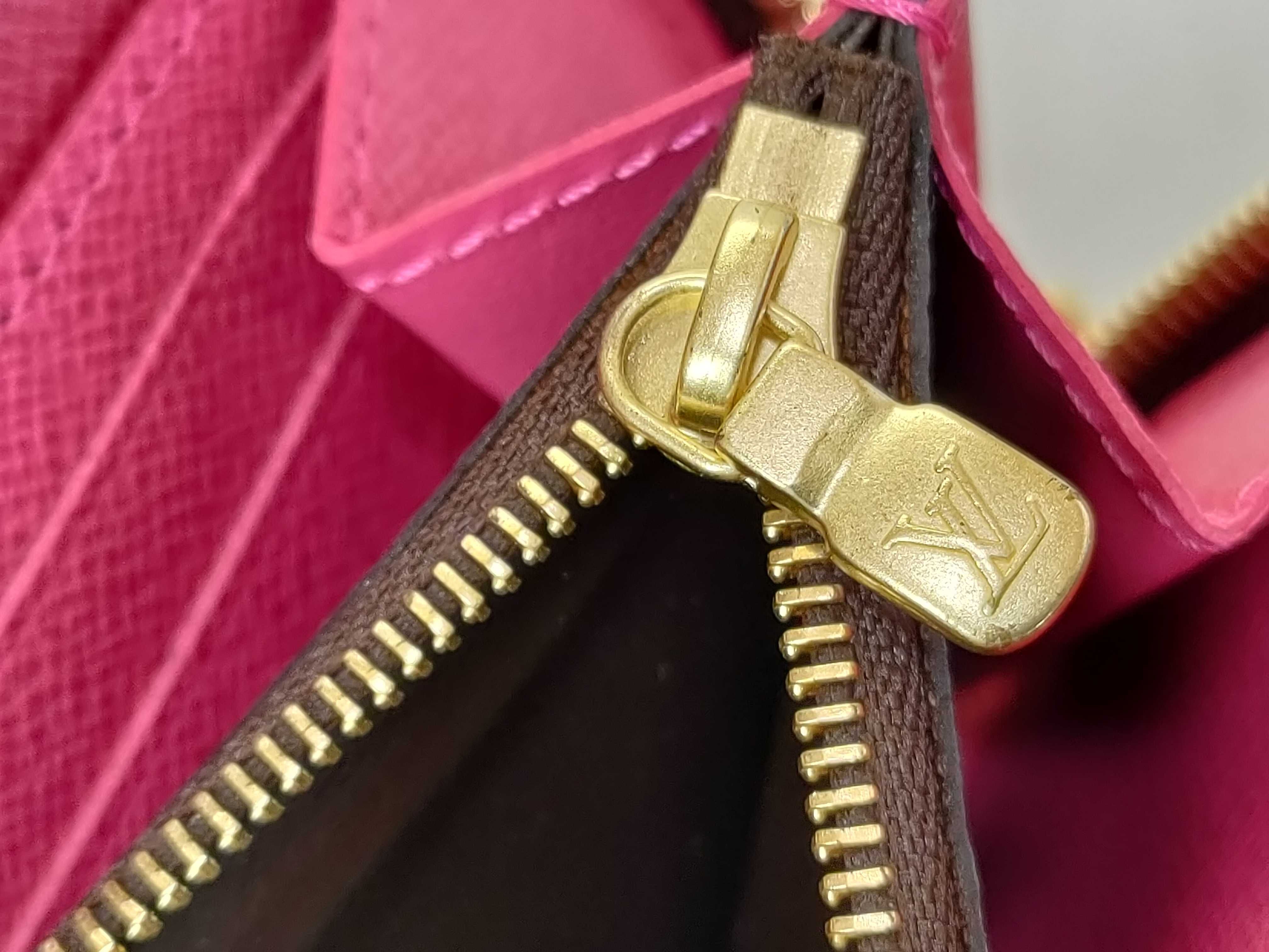 Monogram Louis Vuitton Monogram Portefeuille Clemence Pink M64201 GI0169 *Strong odor Wallet — view 7