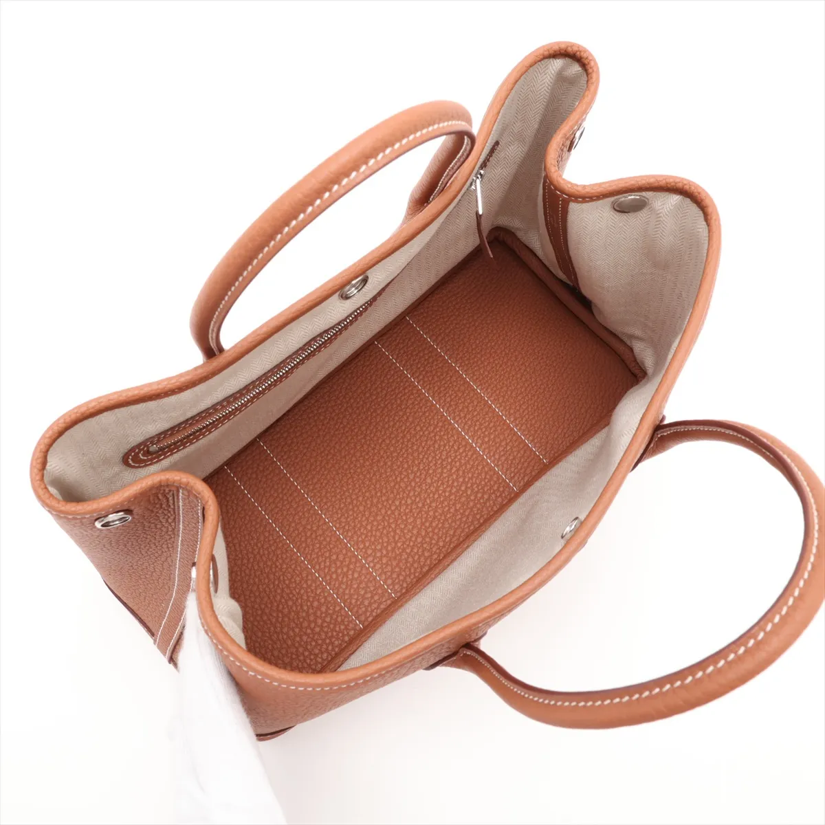 [Individually packaged] Hermes Garden Party 30 TPM Negonda Gold Silver Hardware K: 2025 — view 7