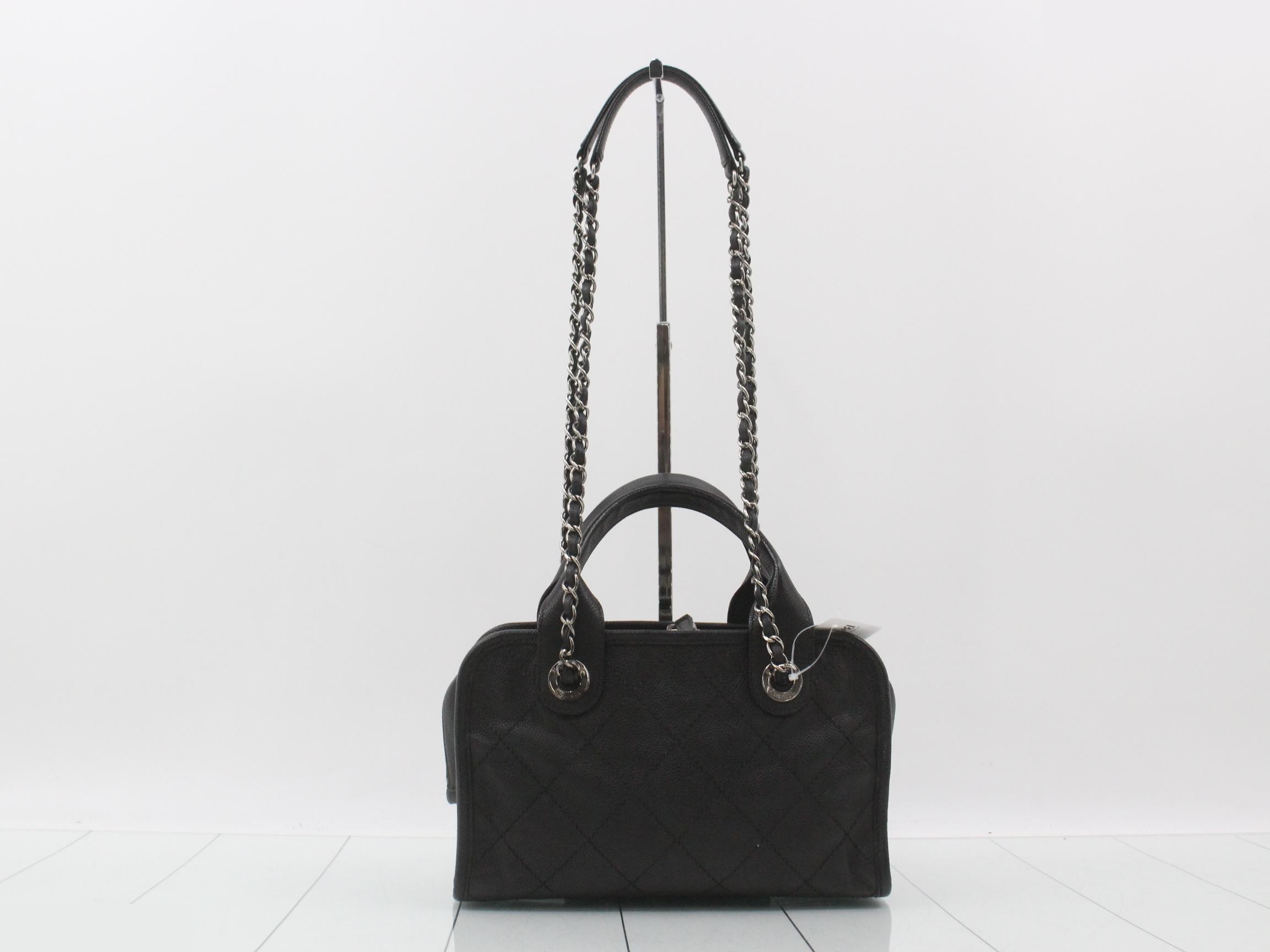 Caviar Skin Coco Mark 2-Way Shoulder/Handbag — view 2
