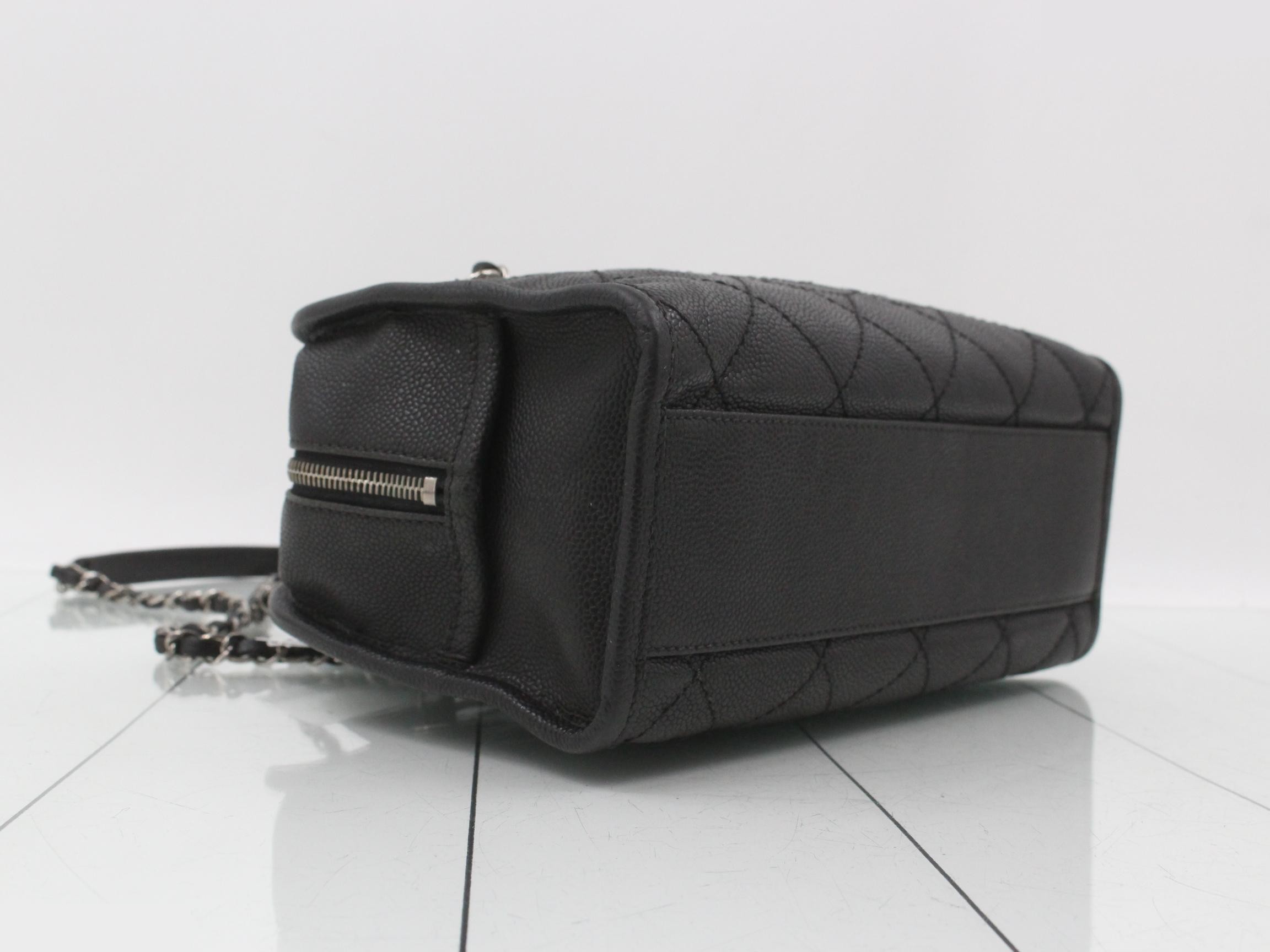 Caviar Skin Coco Mark 2-Way Shoulder/Handbag — view 5