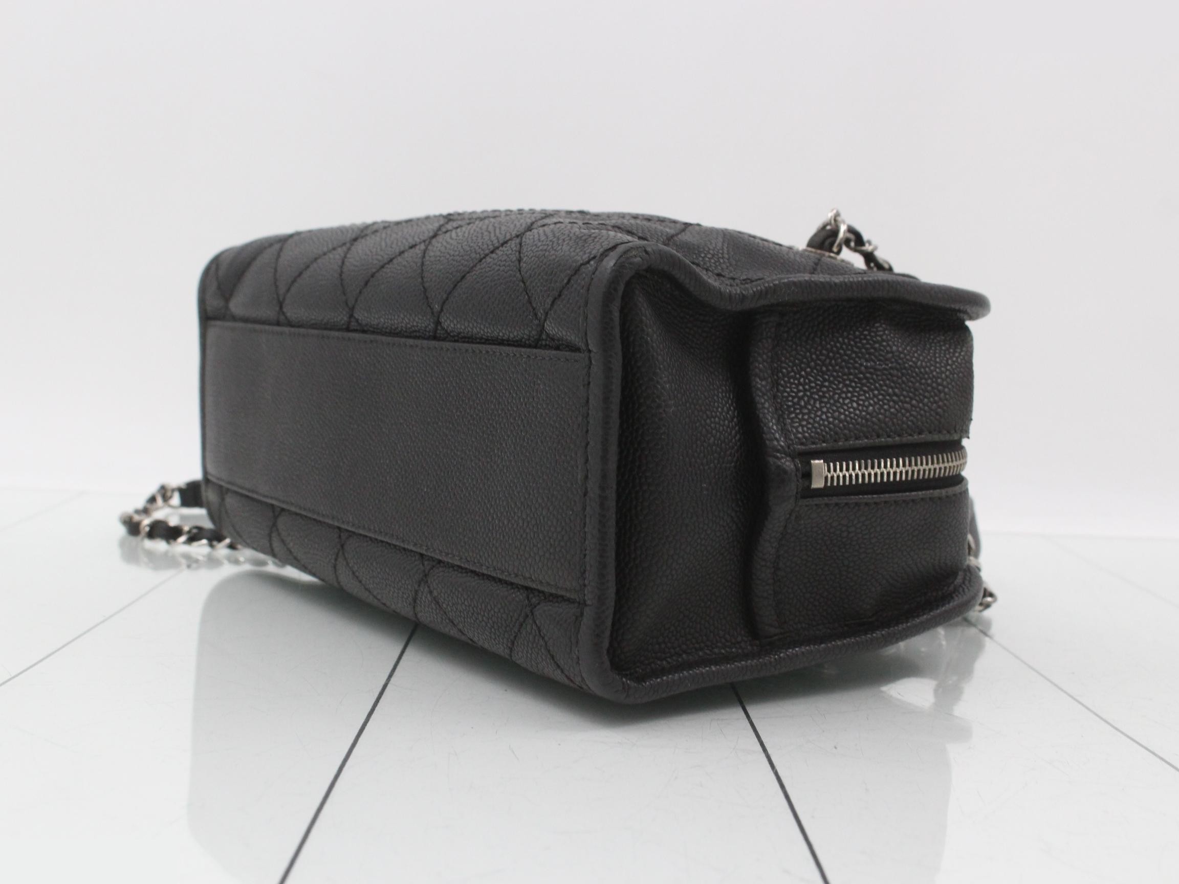 Caviar Skin Coco Mark 2-Way Shoulder/Handbag — view 6