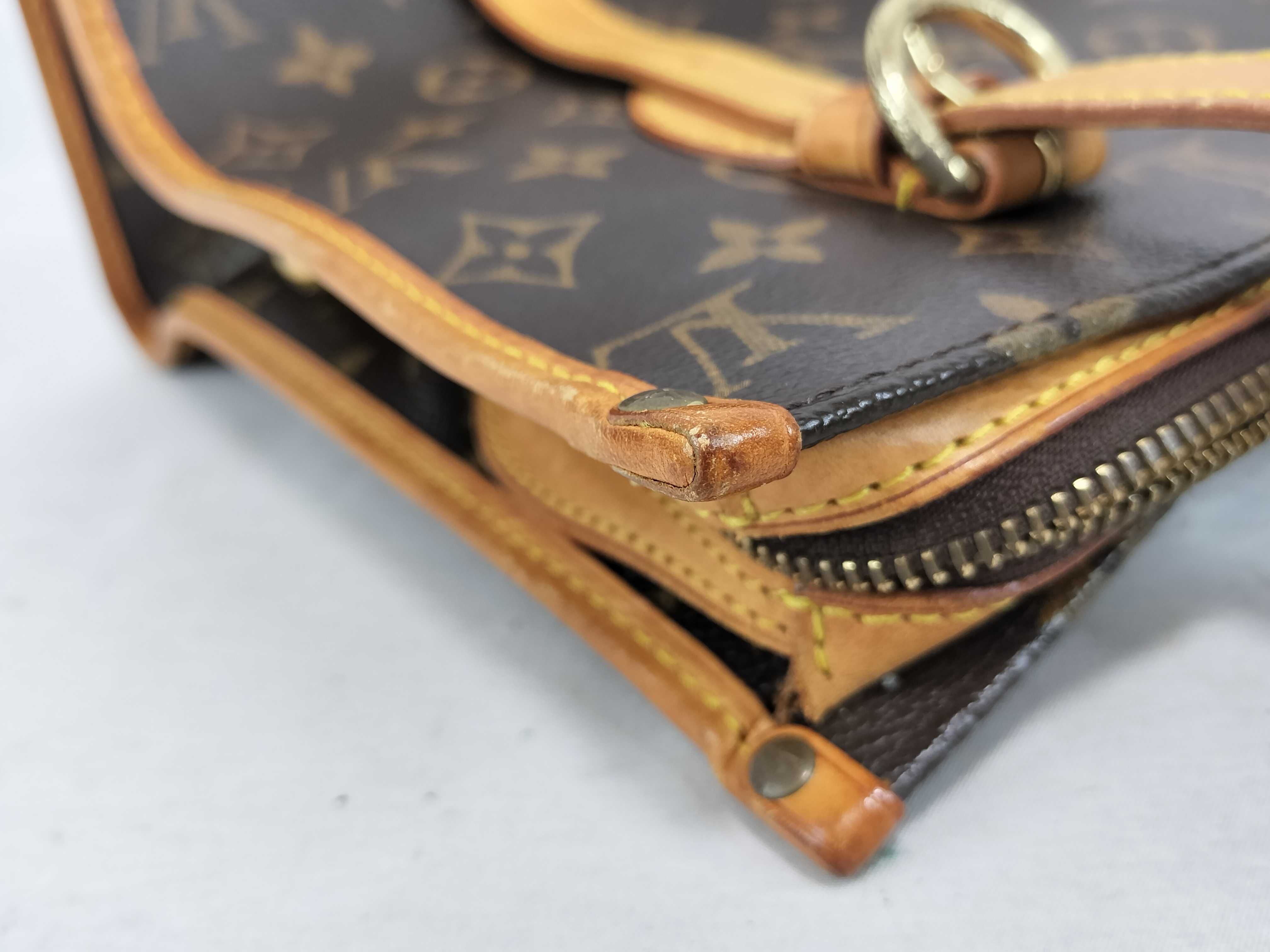 Monogram Popincourt M40007 SR0016 Brown Shoulder Bag — view 15