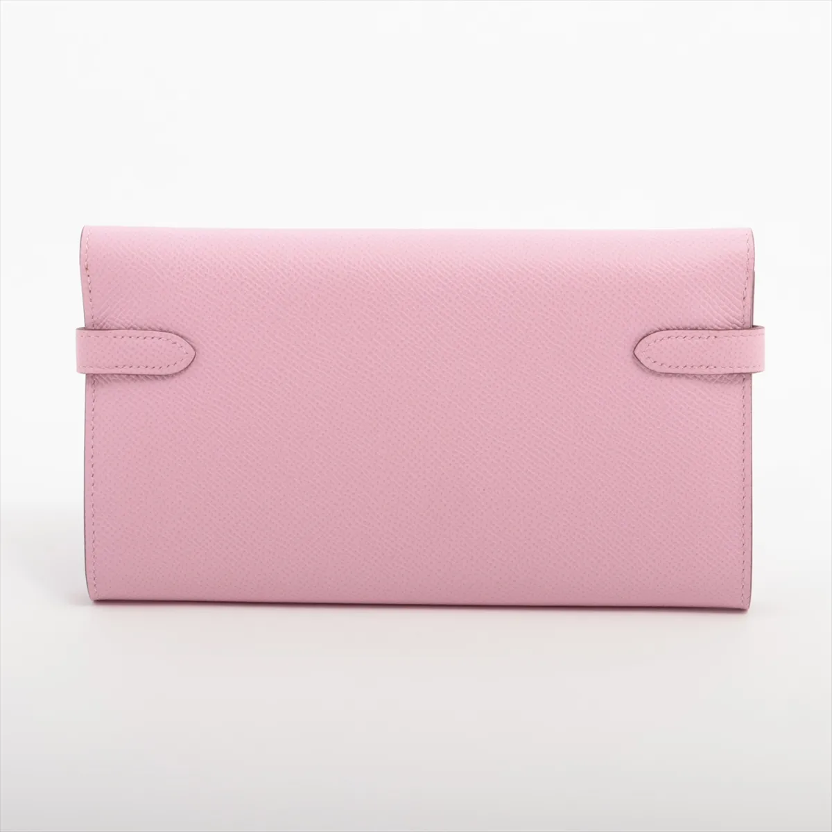 Kelly Wallet Long Verso Vaux Epson Long Wallet Mauve Silvestre Silver Hardware D:2019 — view 2