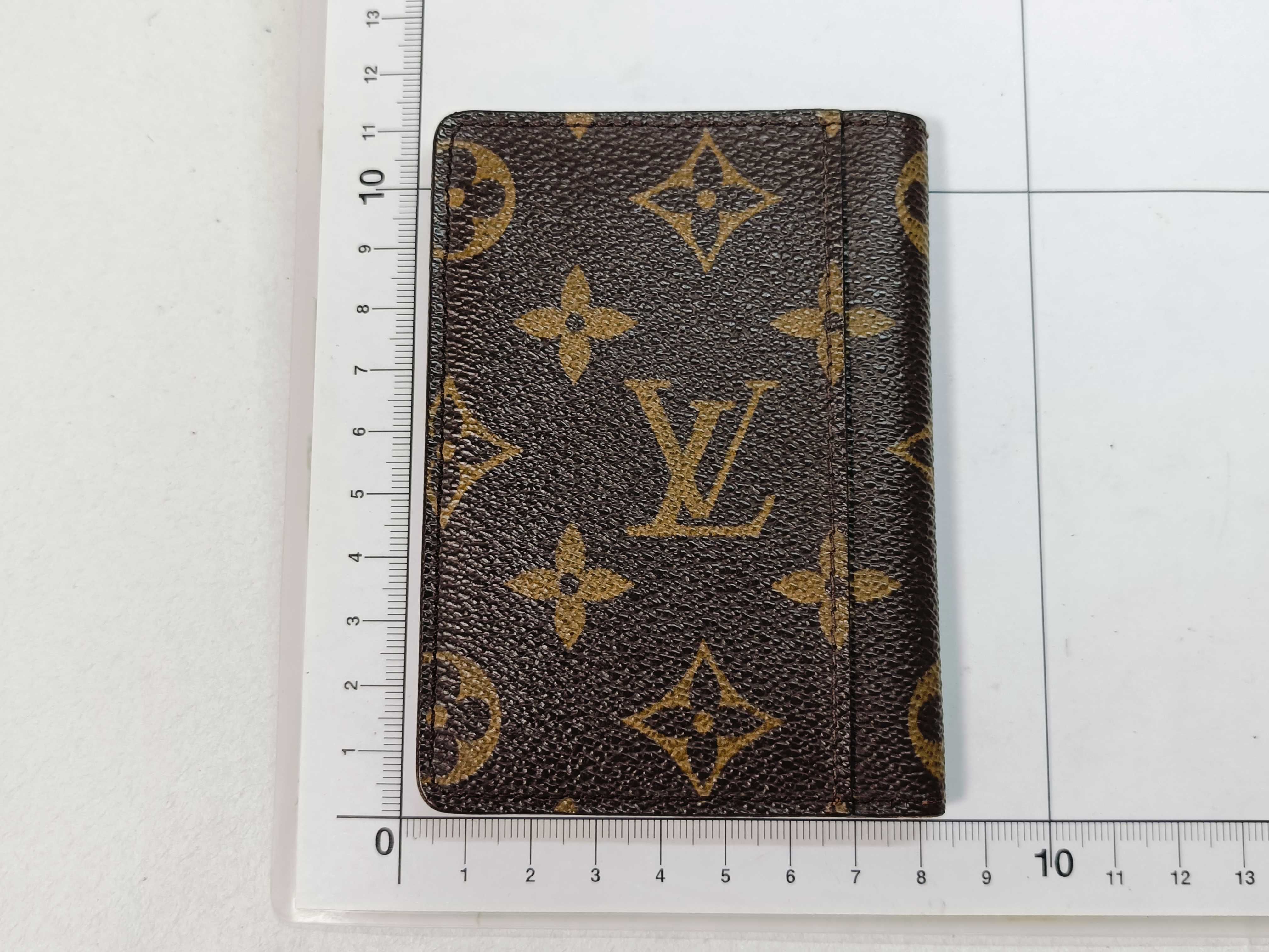 Monogram Portecartes Pass Vertical Card Case — view 2