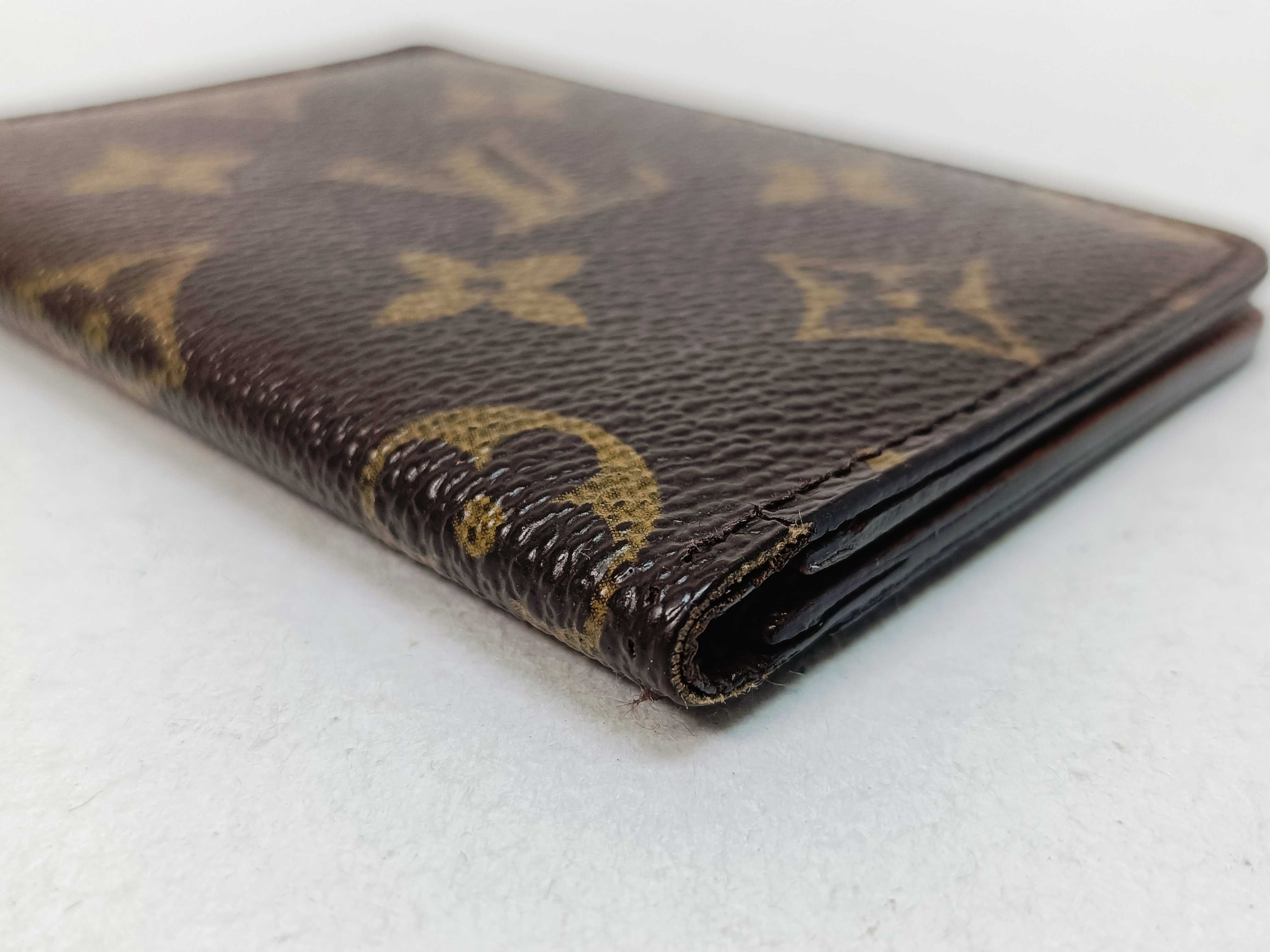 Monogram Portecartes Pass Vertical Card Case — view 4