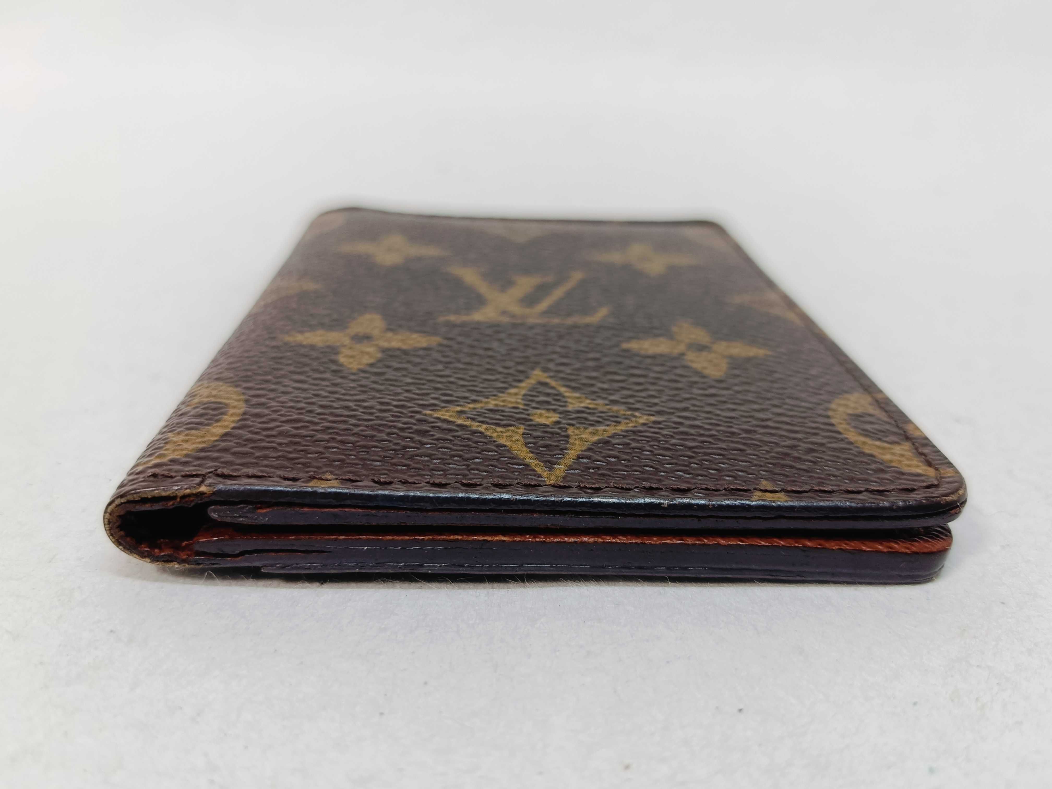 Monogram Portecartes Pass Vertical Card Case — view 5