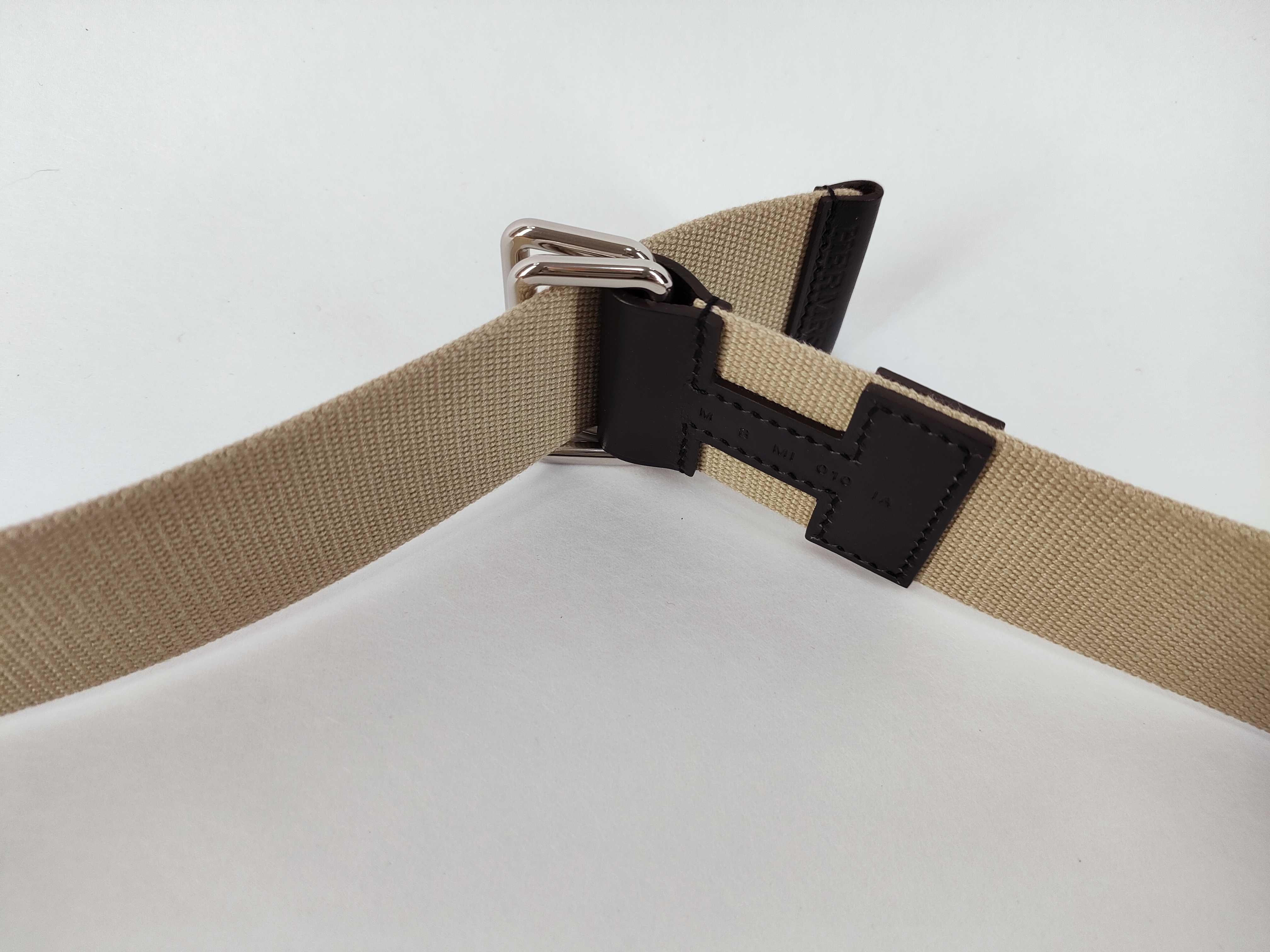 Nomad Belt, Canvas, Size M, Stamp B, Hermes Belt — view 3
