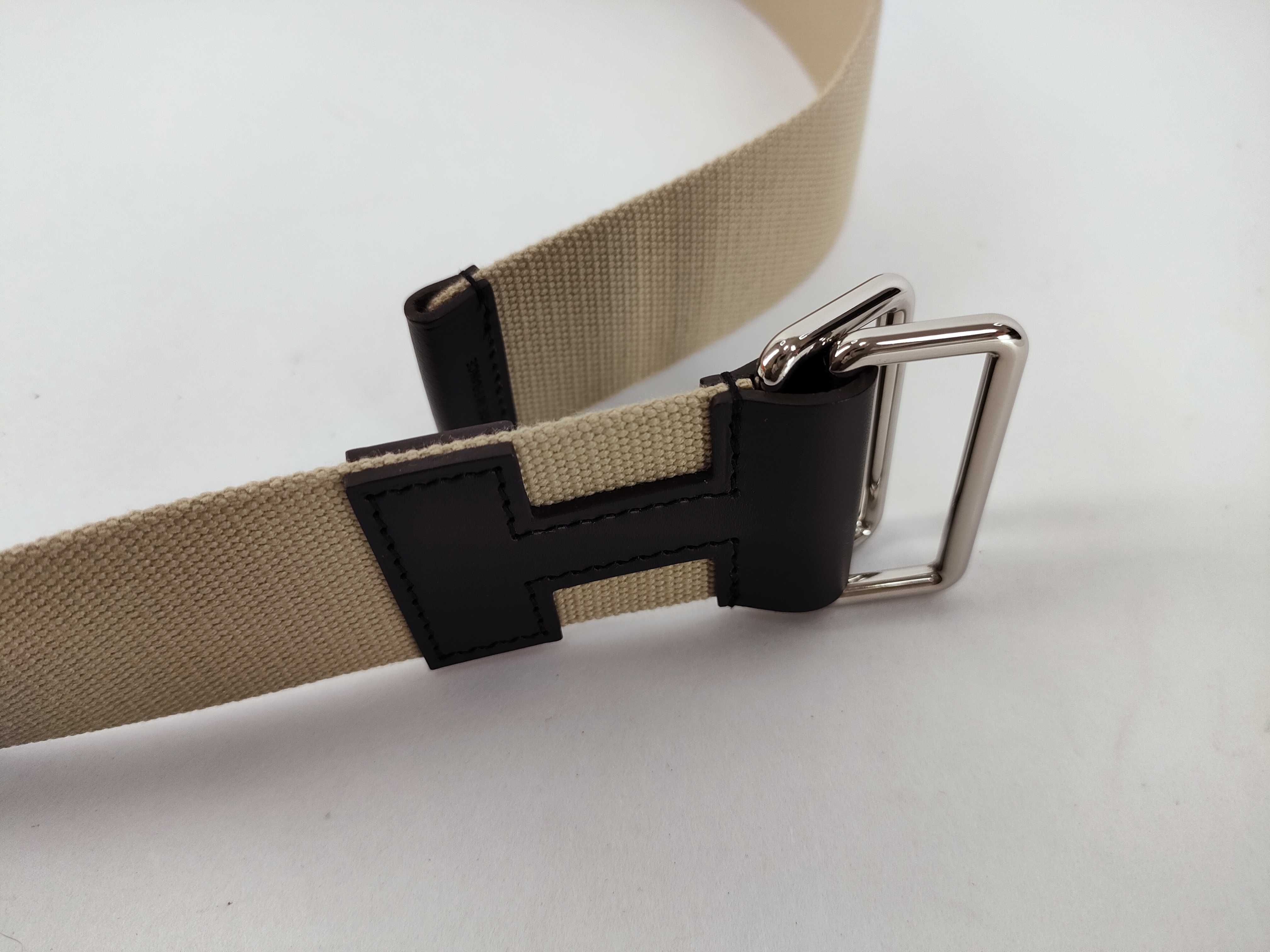 Nomad Belt, Canvas, Size M, Stamp B, Hermes Belt — view 4