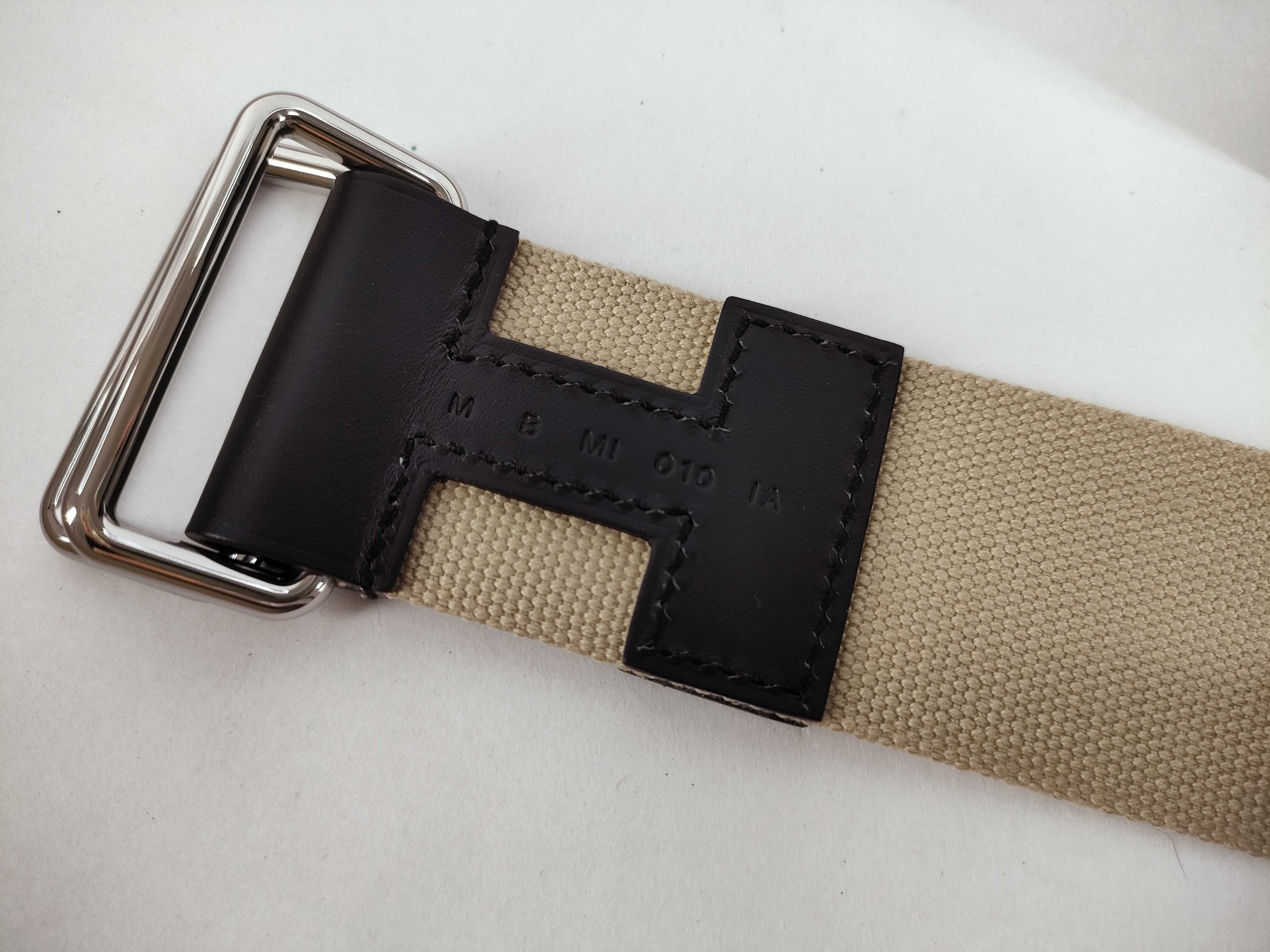 Nomad Belt, Canvas, Size M, Stamp B, Hermes Belt — view 5