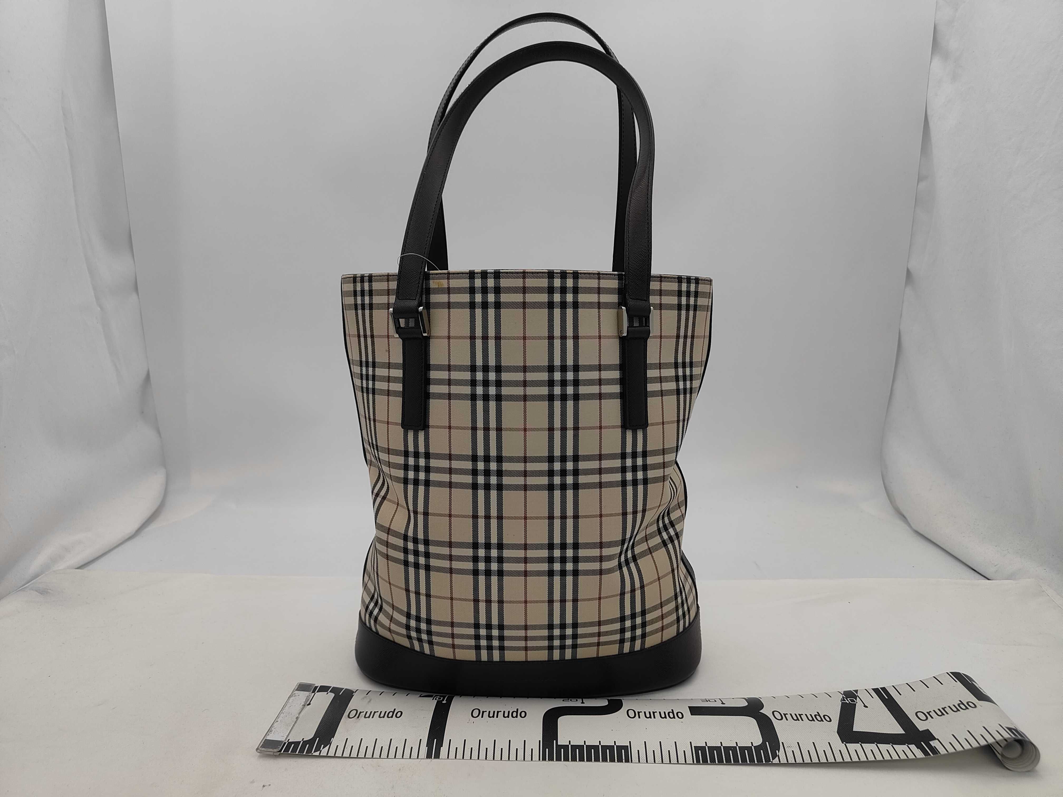 Check Bucket Tote Bag — view 2