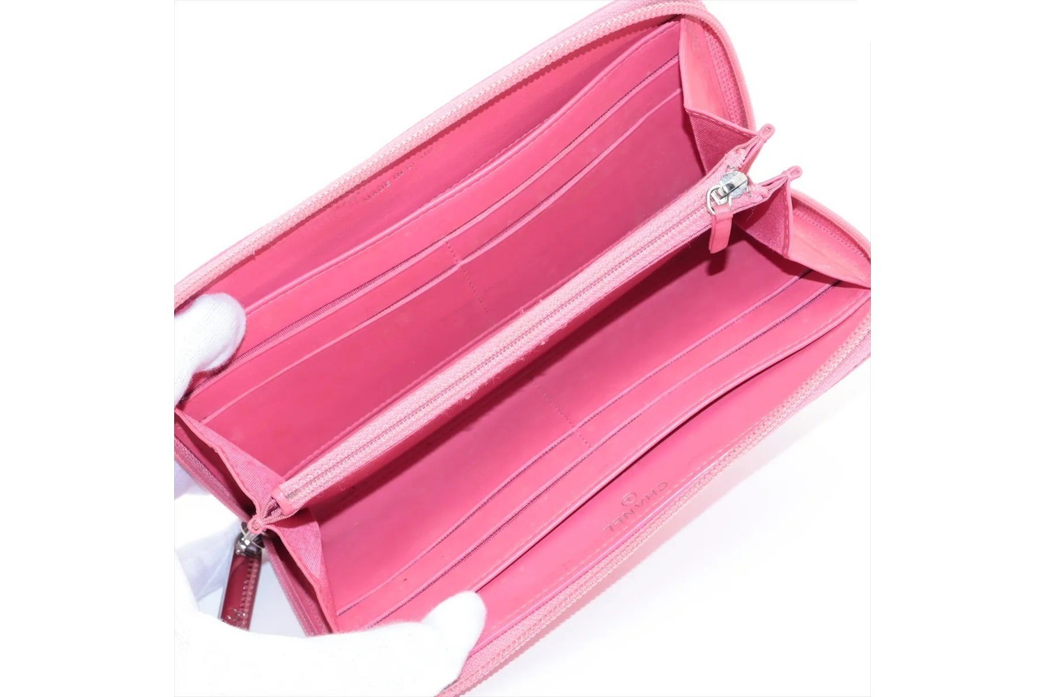Comes with serial sticker Coco Mark Leather Long Wallet — view 3