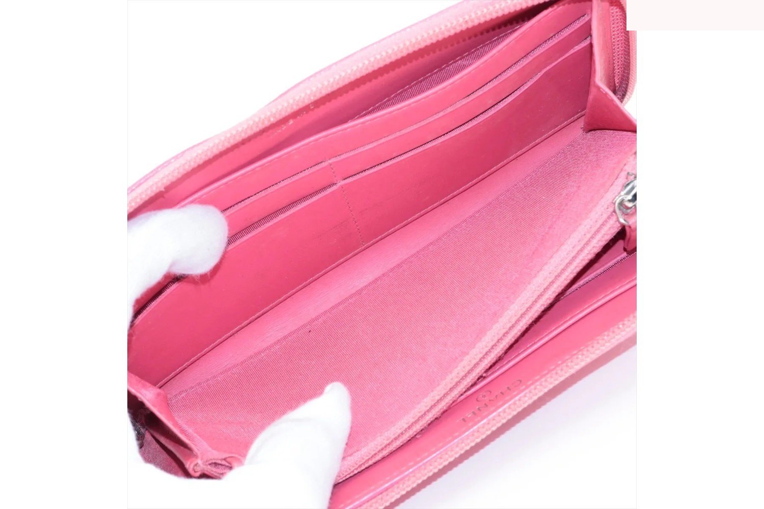 Comes with serial sticker Coco Mark Leather Long Wallet — view 4