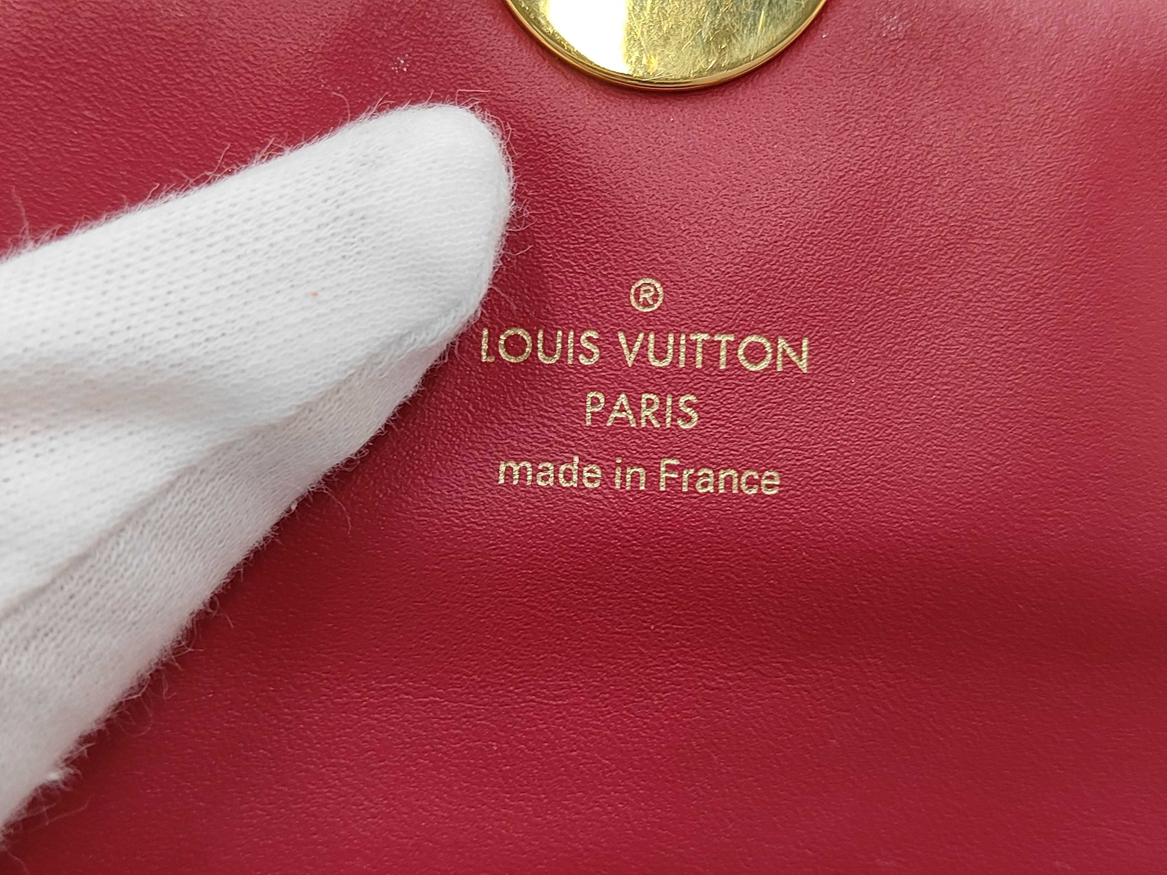 Monogram Louis Vuitton Monogram Portefeuille Flore Chain Fuchsia SN0159 Shoulder Bag — view 9