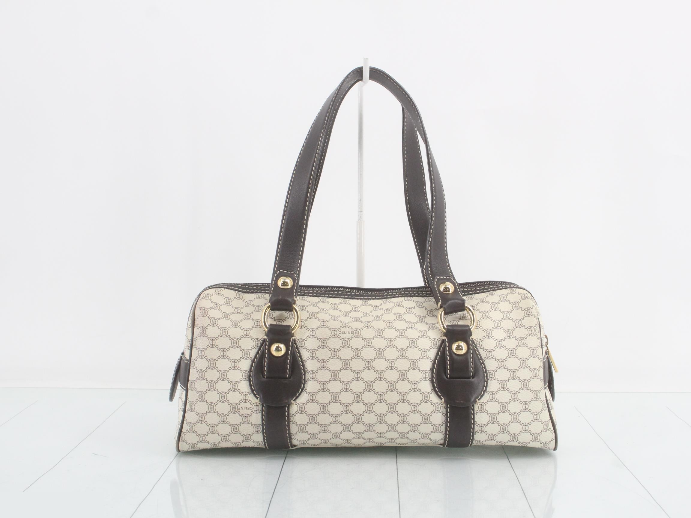 Other line bags/handbags macadam pattern white dark brown — view 2