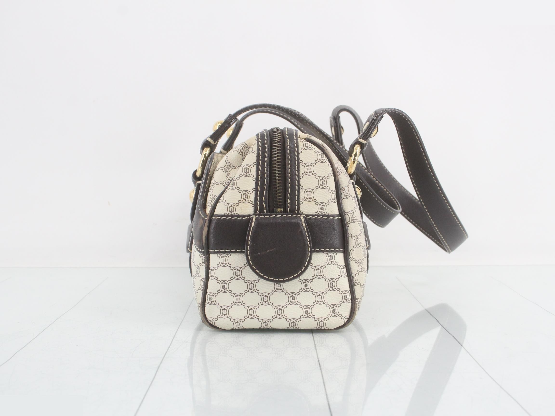 Other line bags/handbags macadam pattern white dark brown — view 3