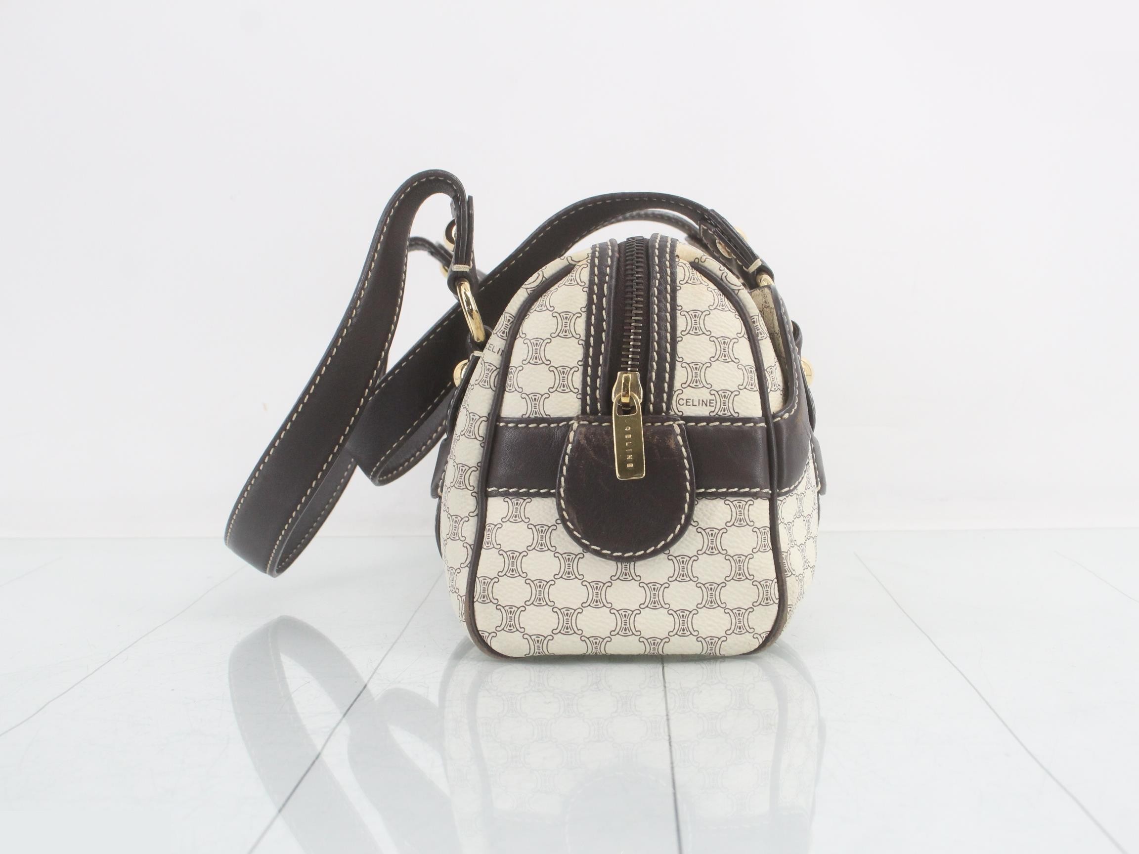 Other line bags/handbags macadam pattern white dark brown — view 4