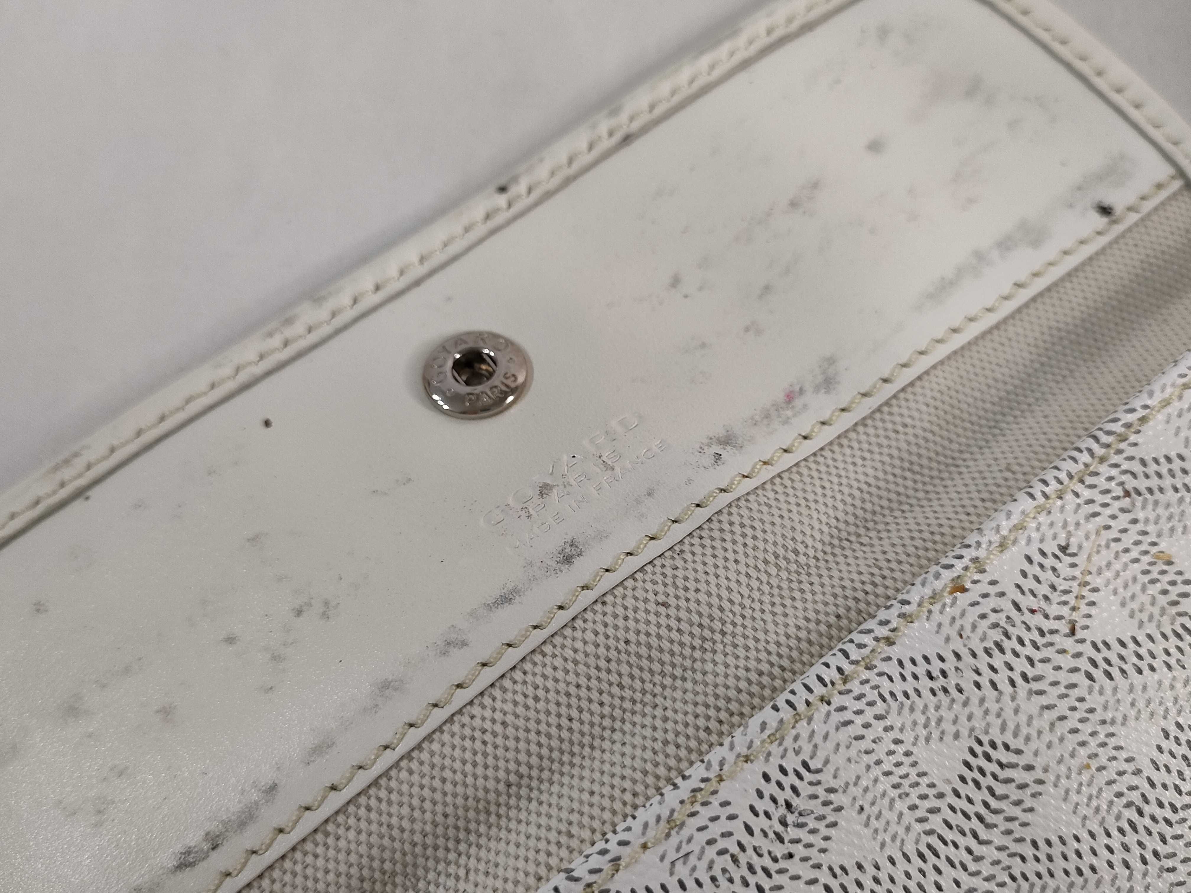 Saint Louis PM PVC x Leather Tote Bag, White Tote Bag — view 11