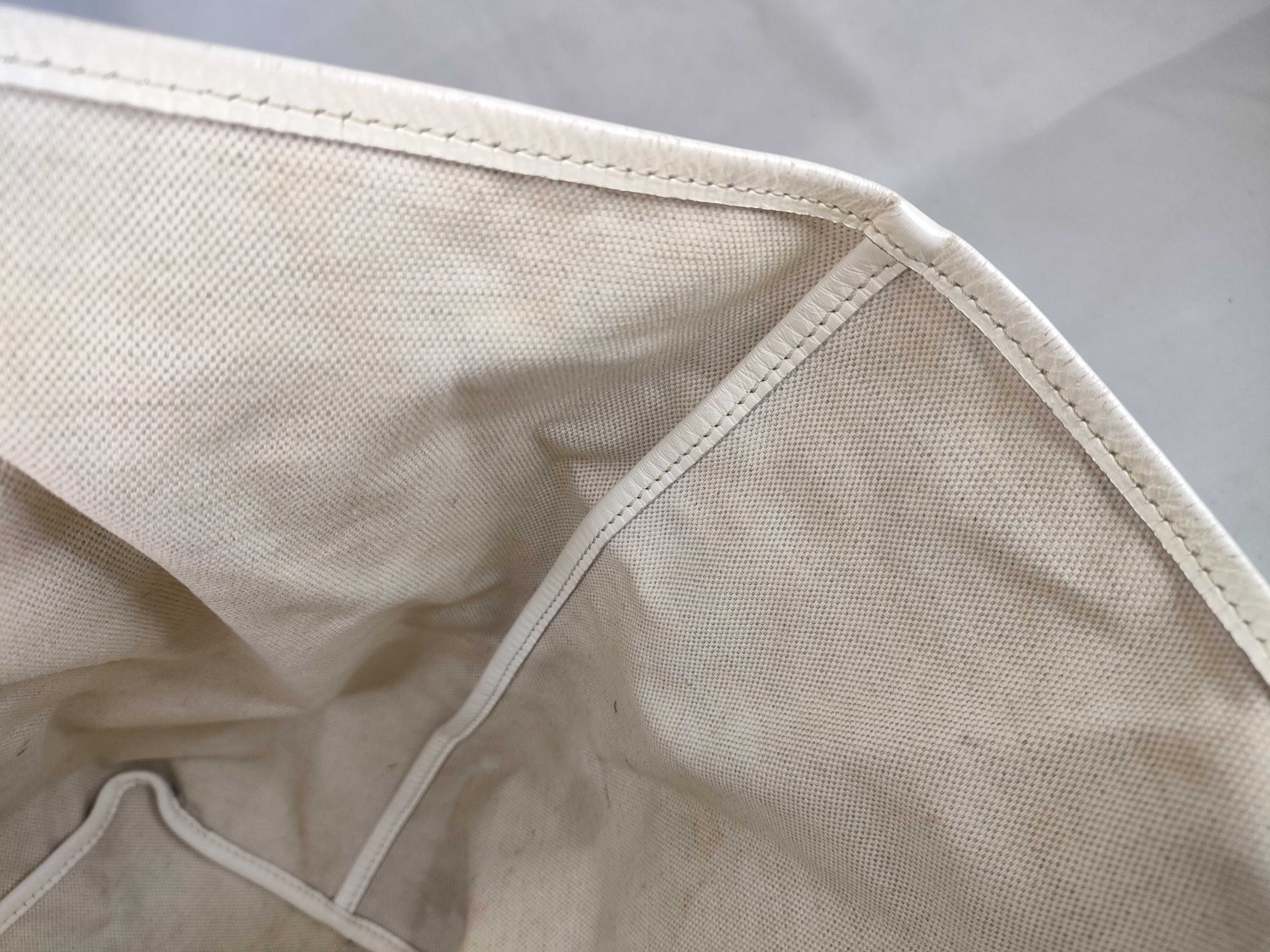 Saint Louis PM PVC x Leather Tote Bag, White Tote Bag — view 8