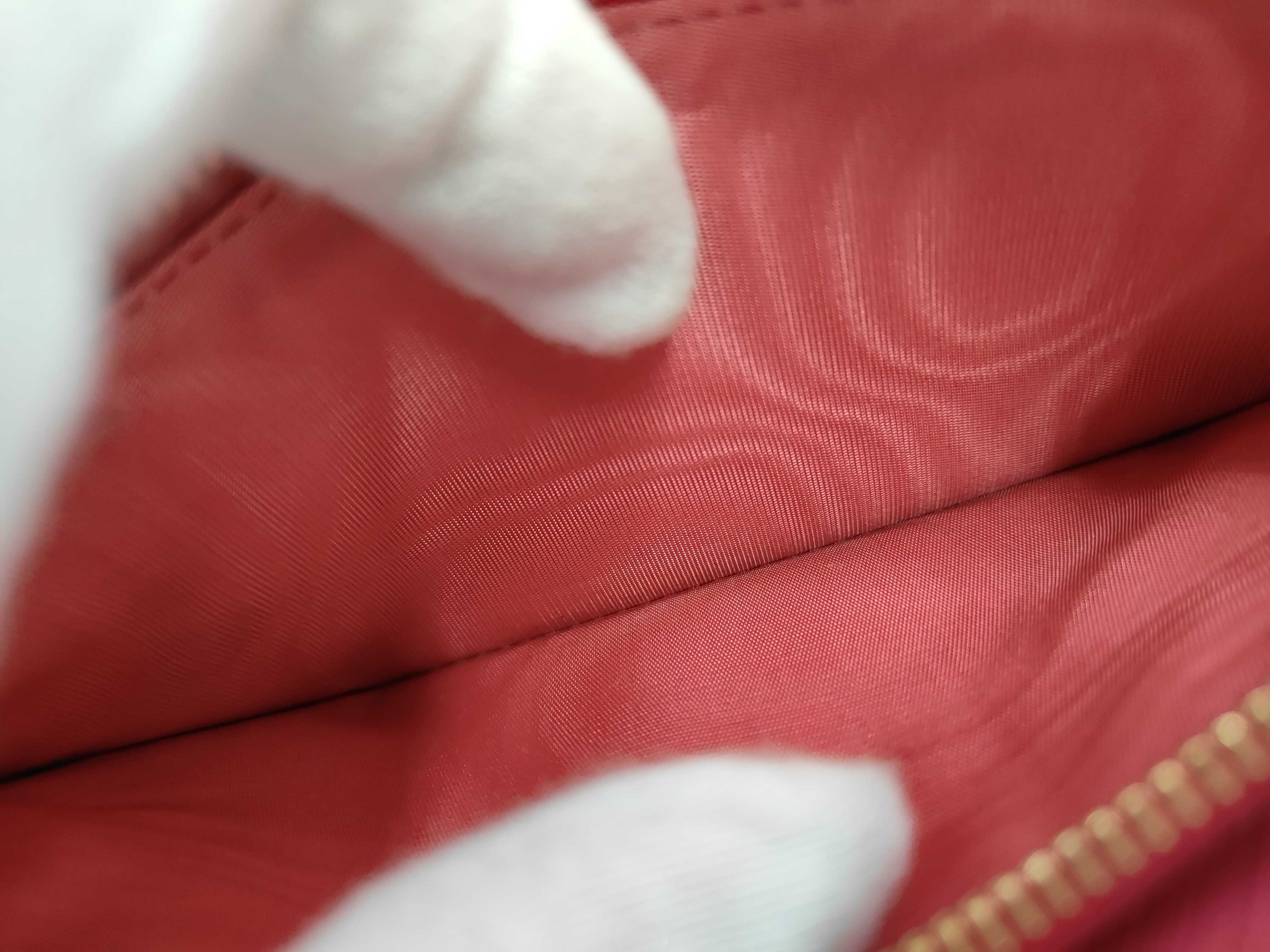 Saffiano Leather Long Wallet Pink — view 11