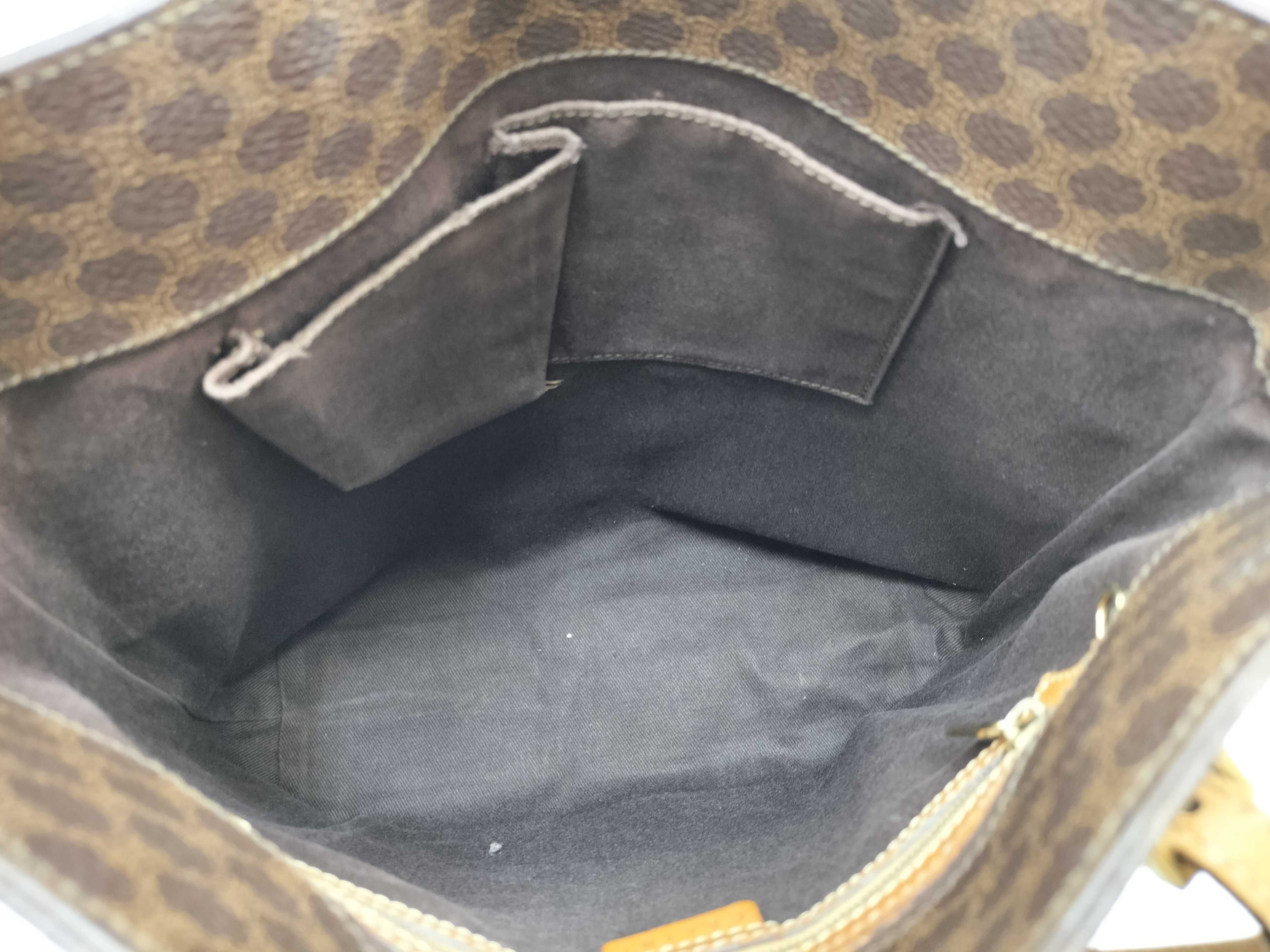 CE00/22 Handbag, Macadam pattern, with dust bag. — view 12