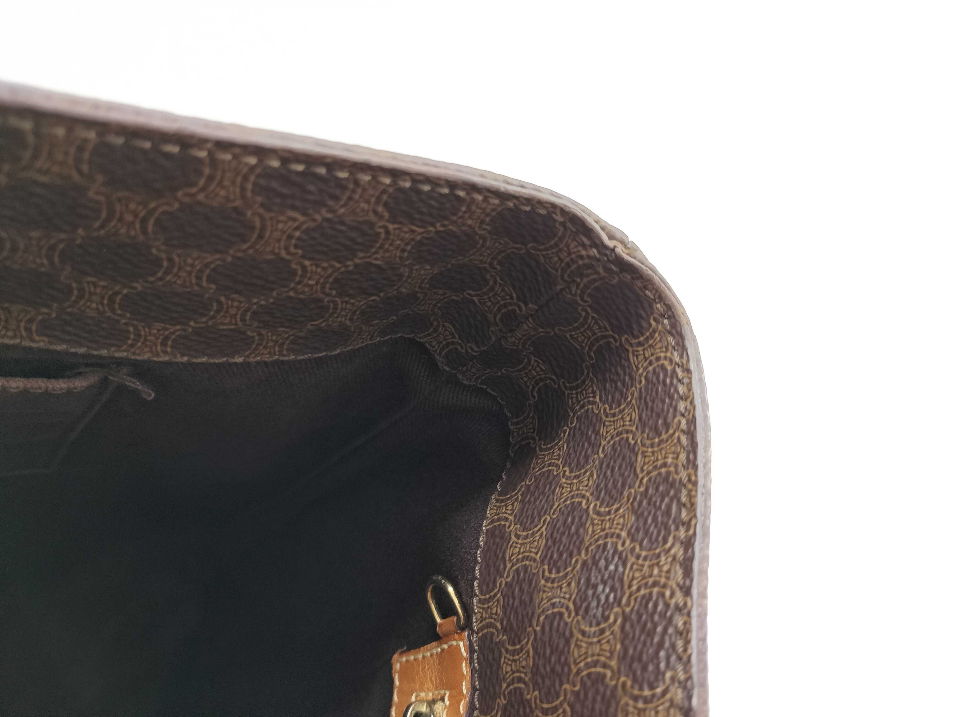 CE00/22 Handbag, Macadam pattern, with dust bag. — view 13